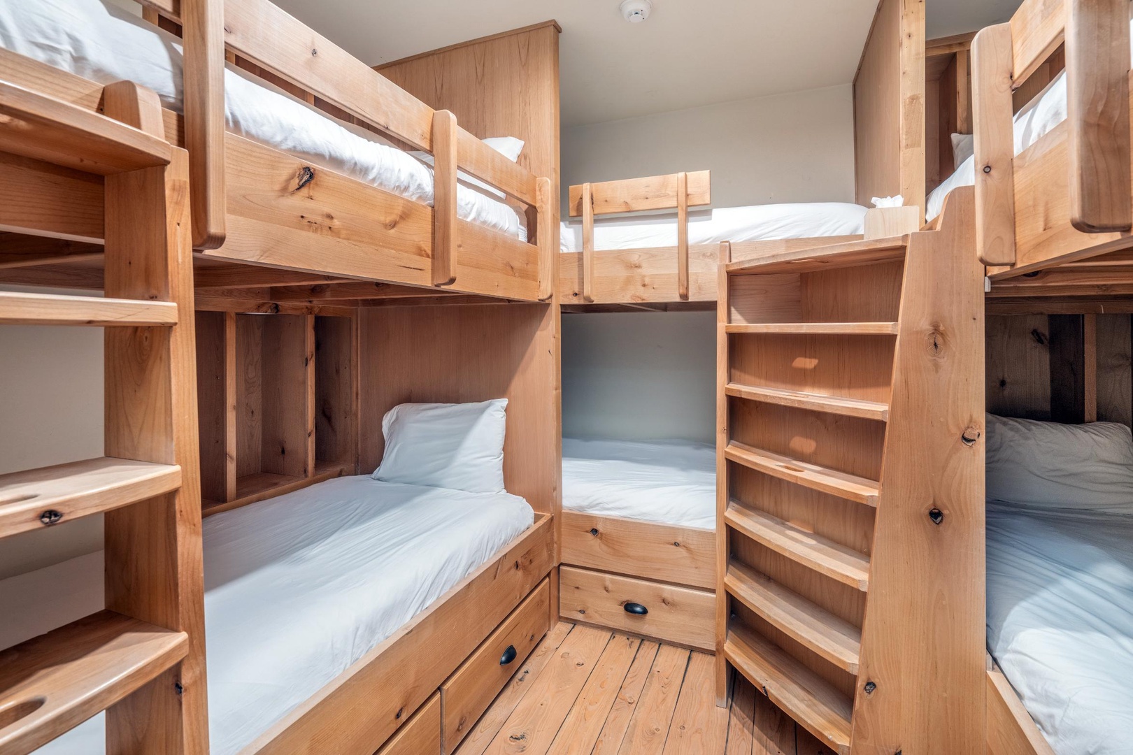 Bedroom 6 - Bunk room - 6 twins; shared bath