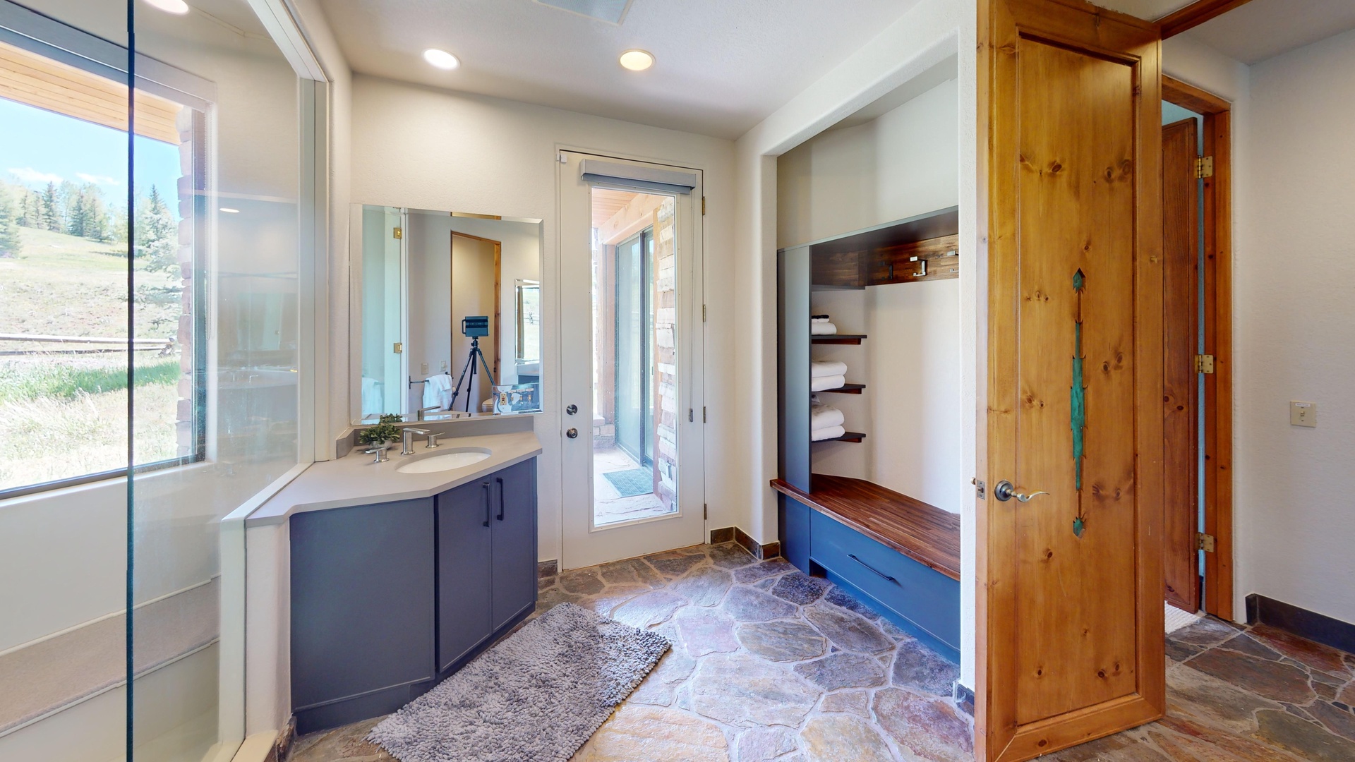 Guest Bathroom 3 - Ample Storage (Lower Level)