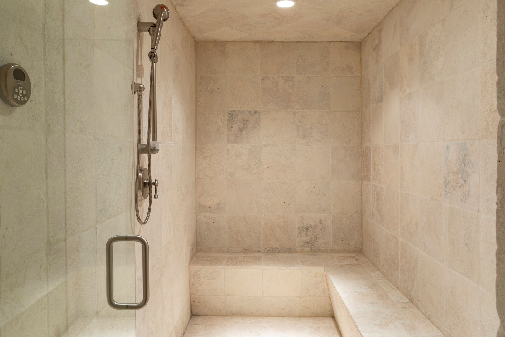 Steam Shower - adjacent to Bunk room and ski locker area