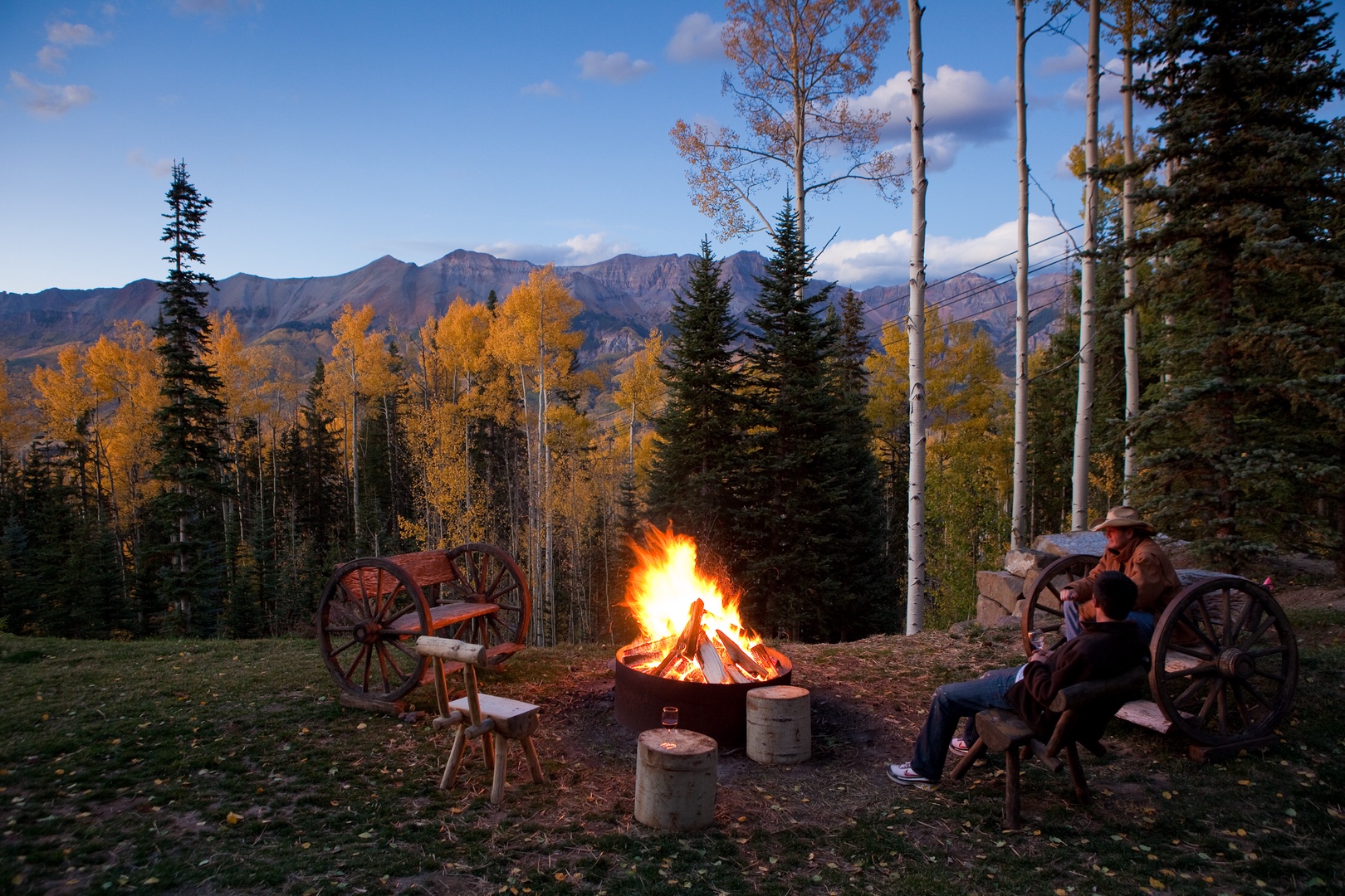 Castlewood Outdoor Wood Firepit