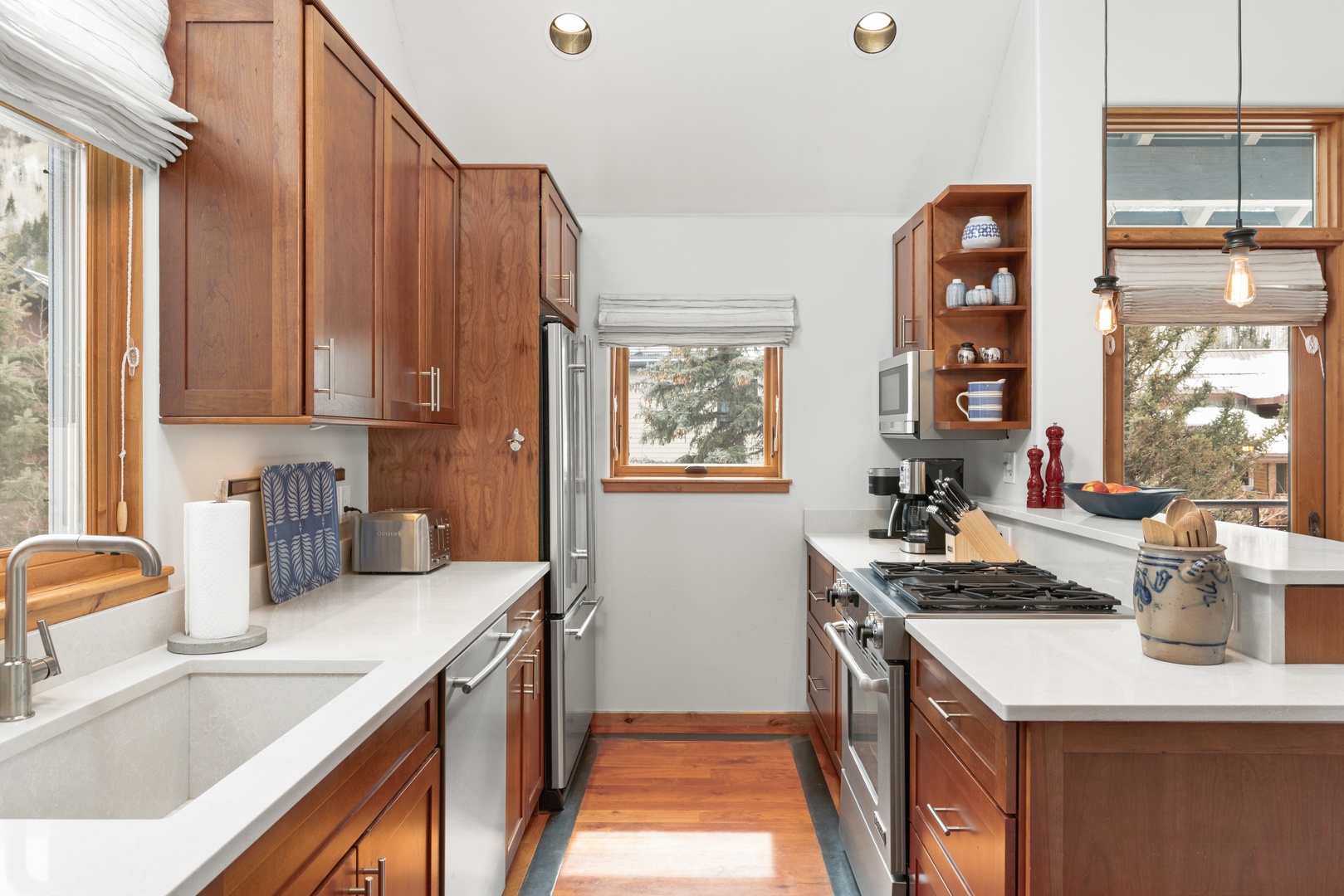 A fully appointed kitchen