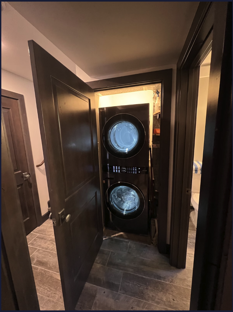 Full sized washer and dryer