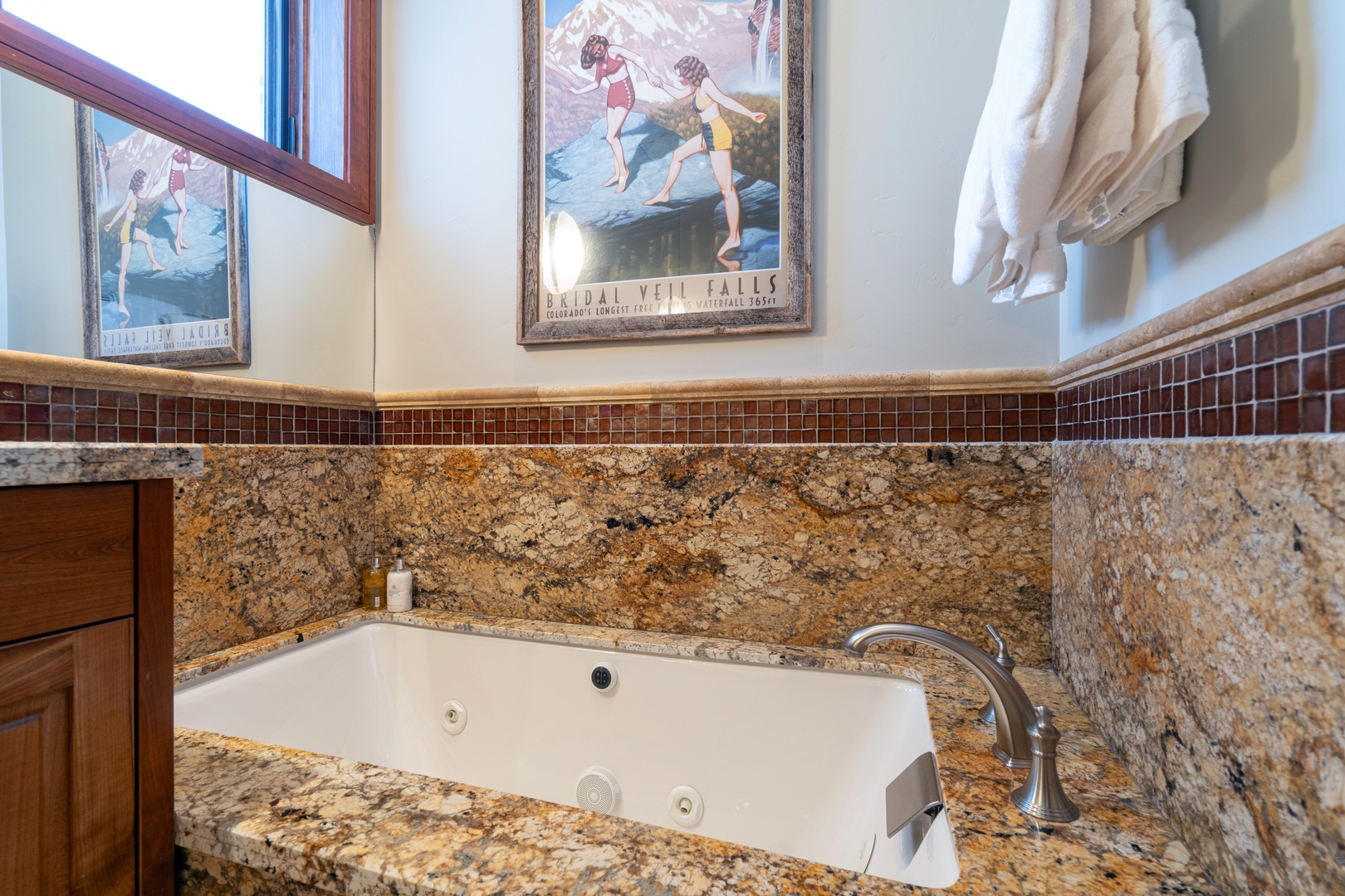 Guest Bathroom 5 - jetted tub and steam shower