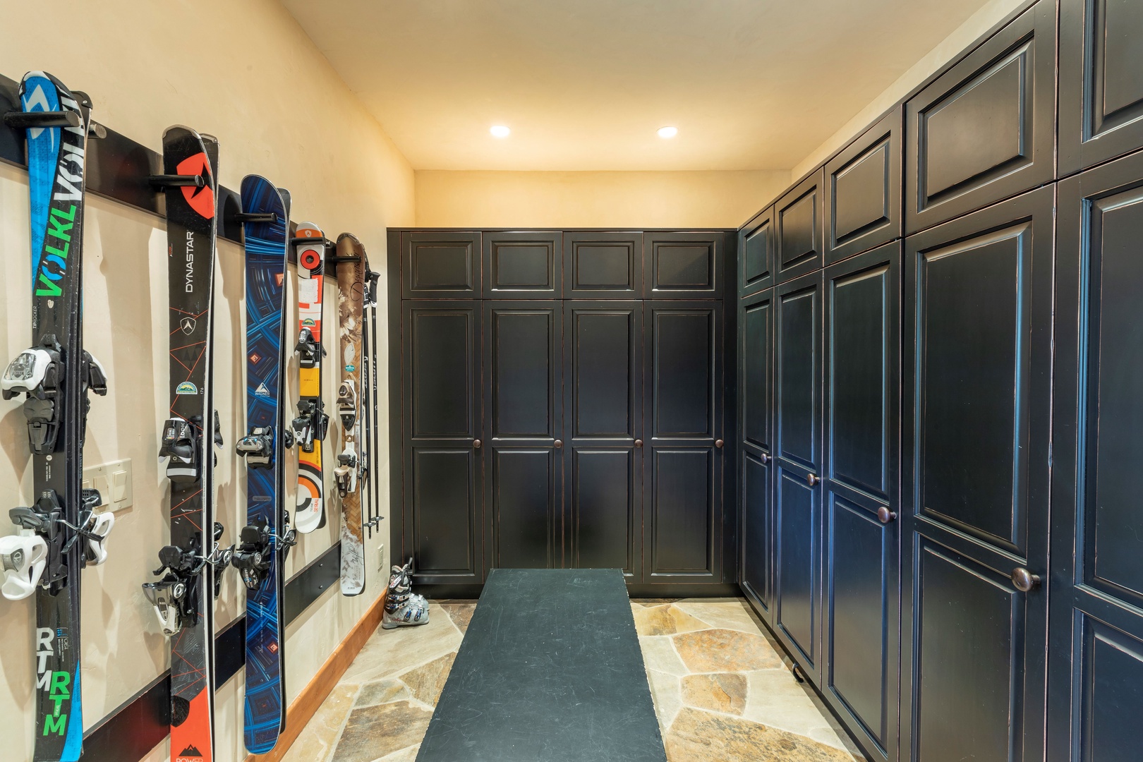 Ski Locker area with direct access to ski run