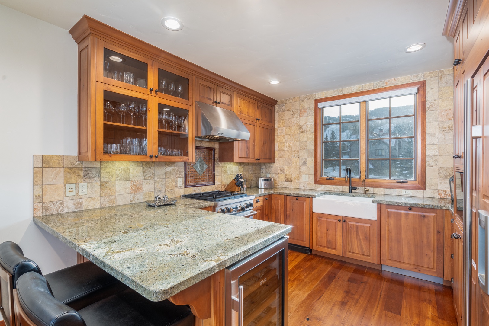 Open concept kitchen