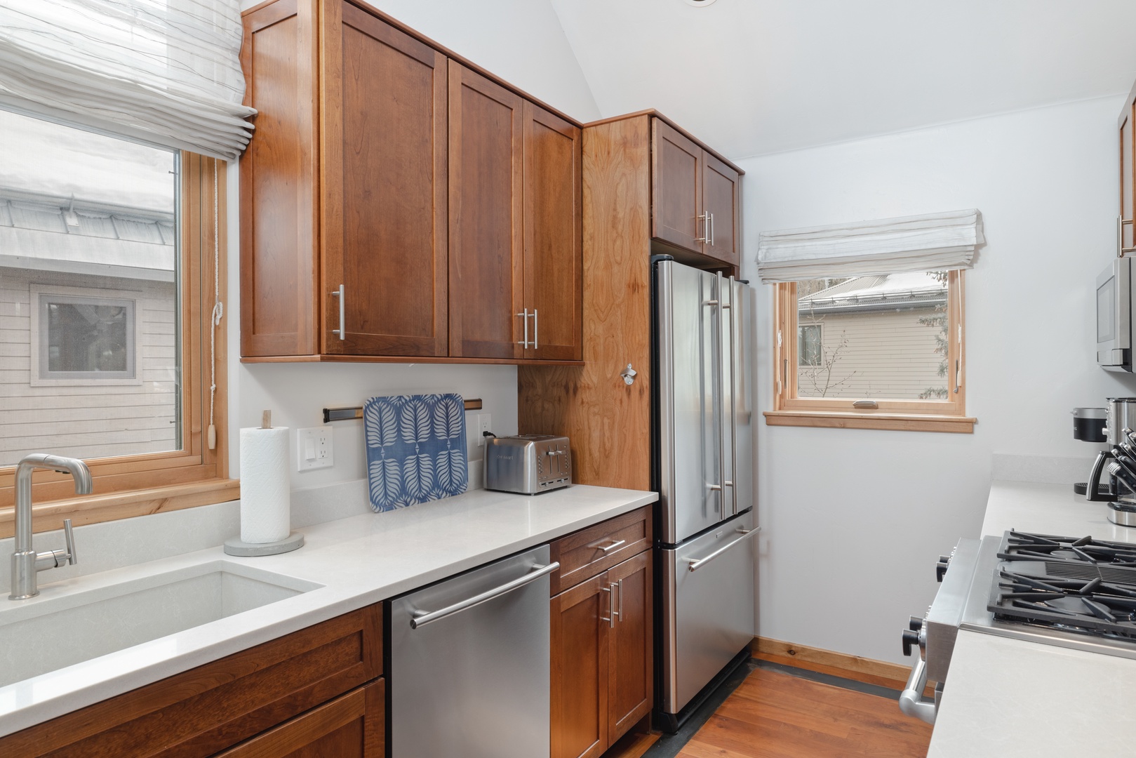 A fully stocked kitchen