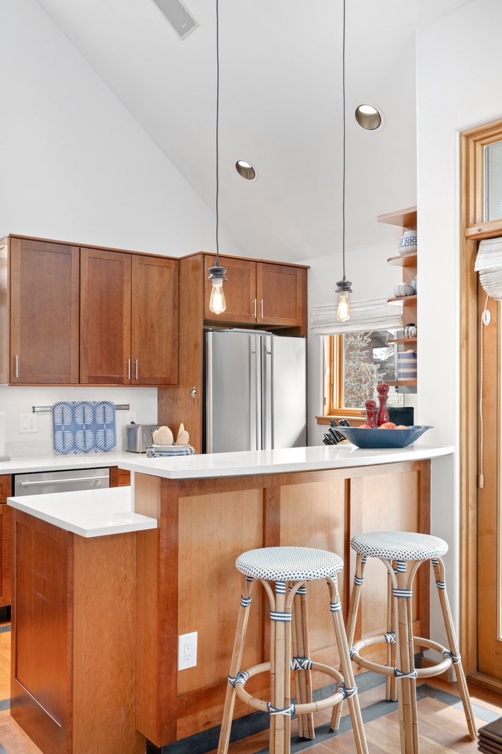 Updated kitchen with new counter tops