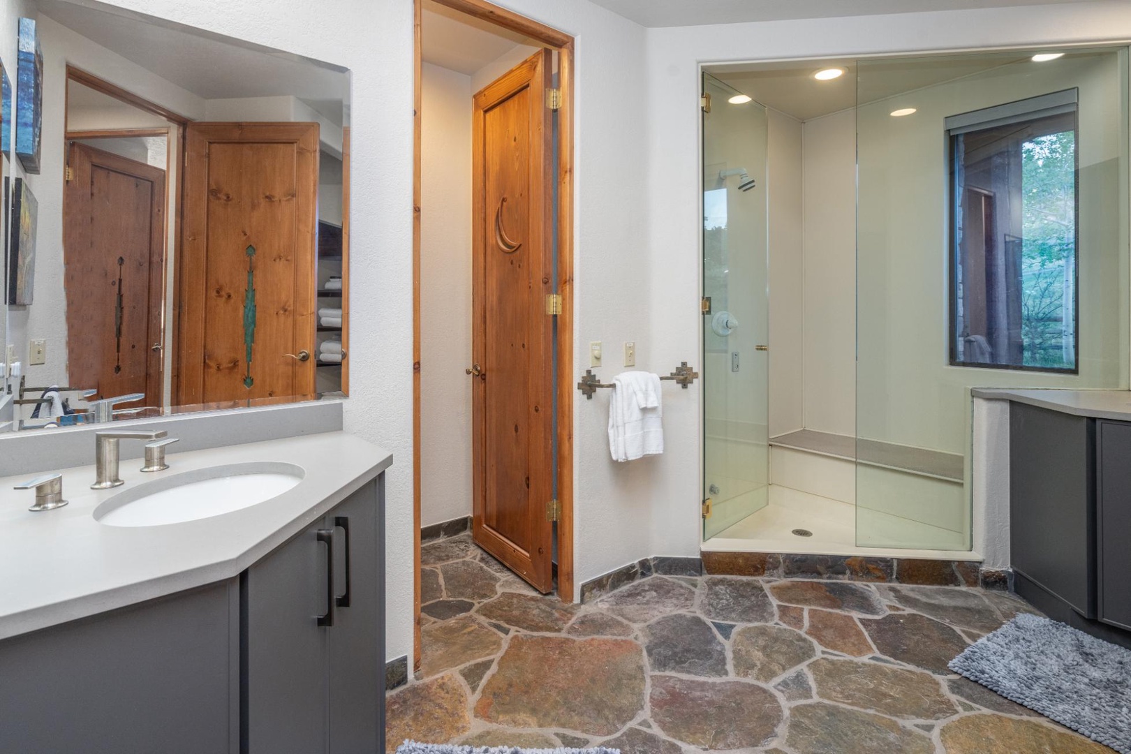 Guest Bathroom 3 - Walk-in Shower (Lower Level)