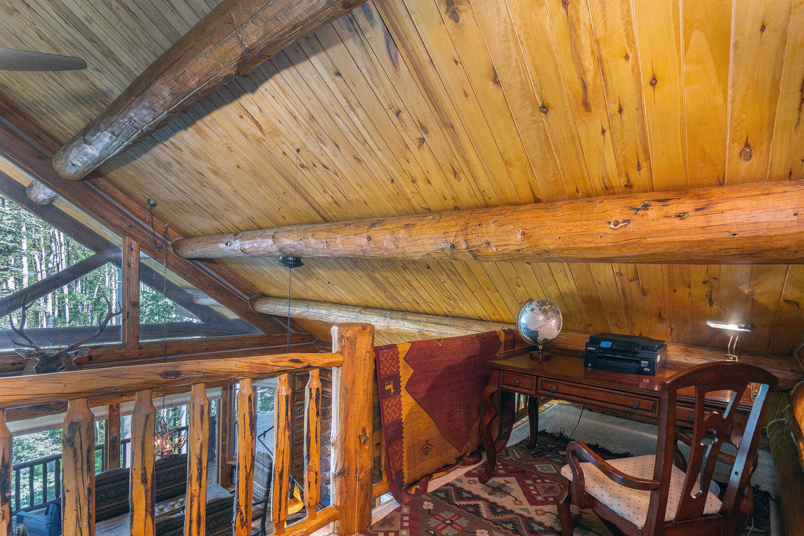 Loft - Office area above the living room