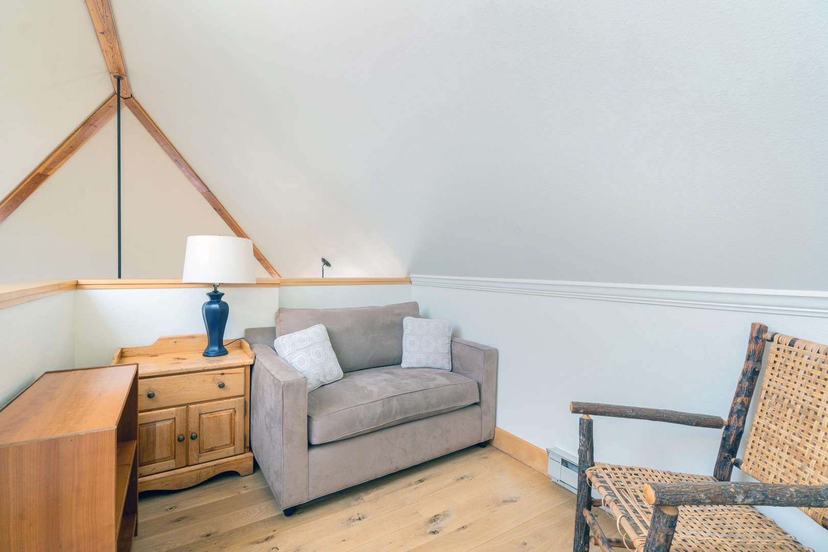 Loft seating area