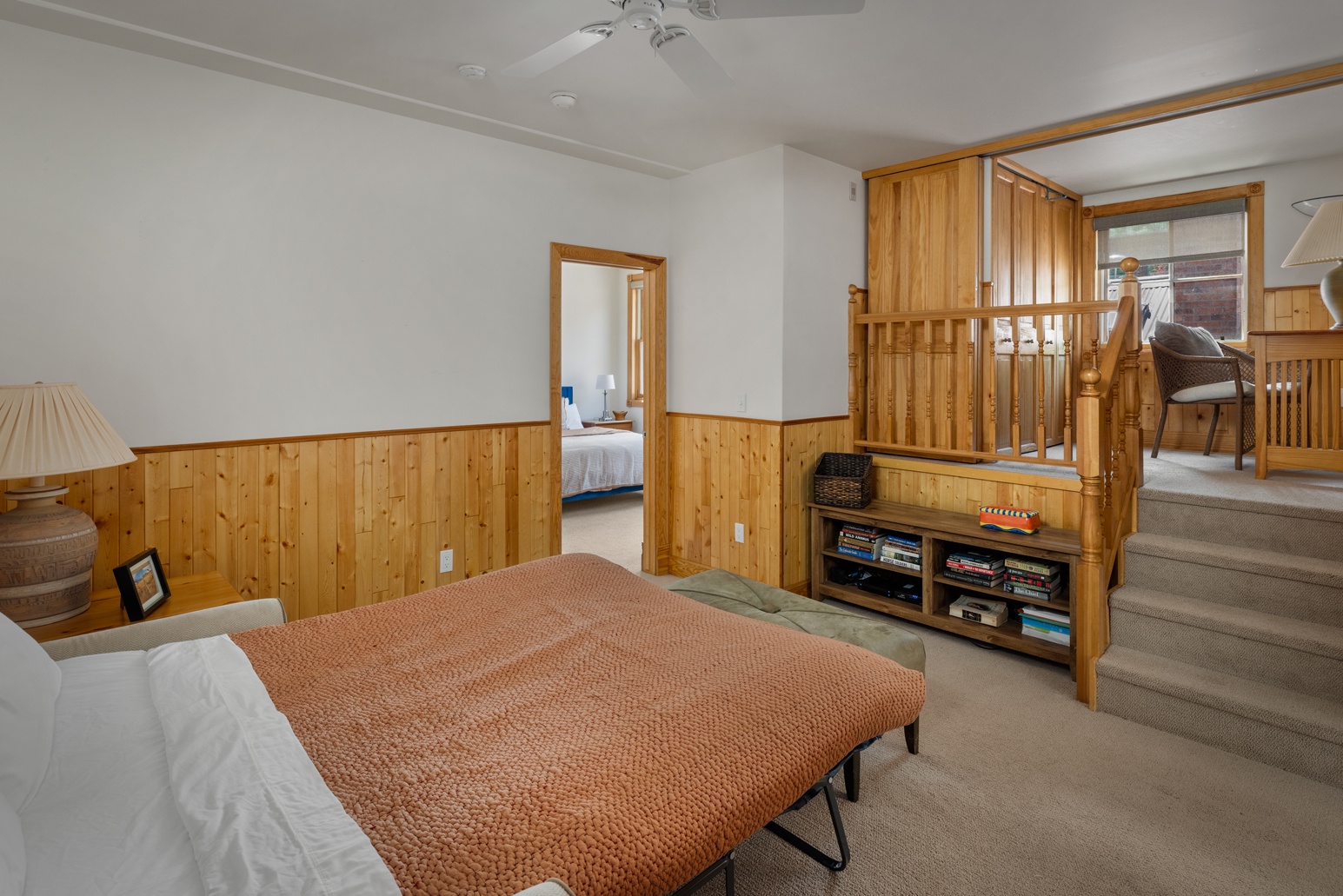 Lower level media room / pull out sofa - sleeping capacity not included in total