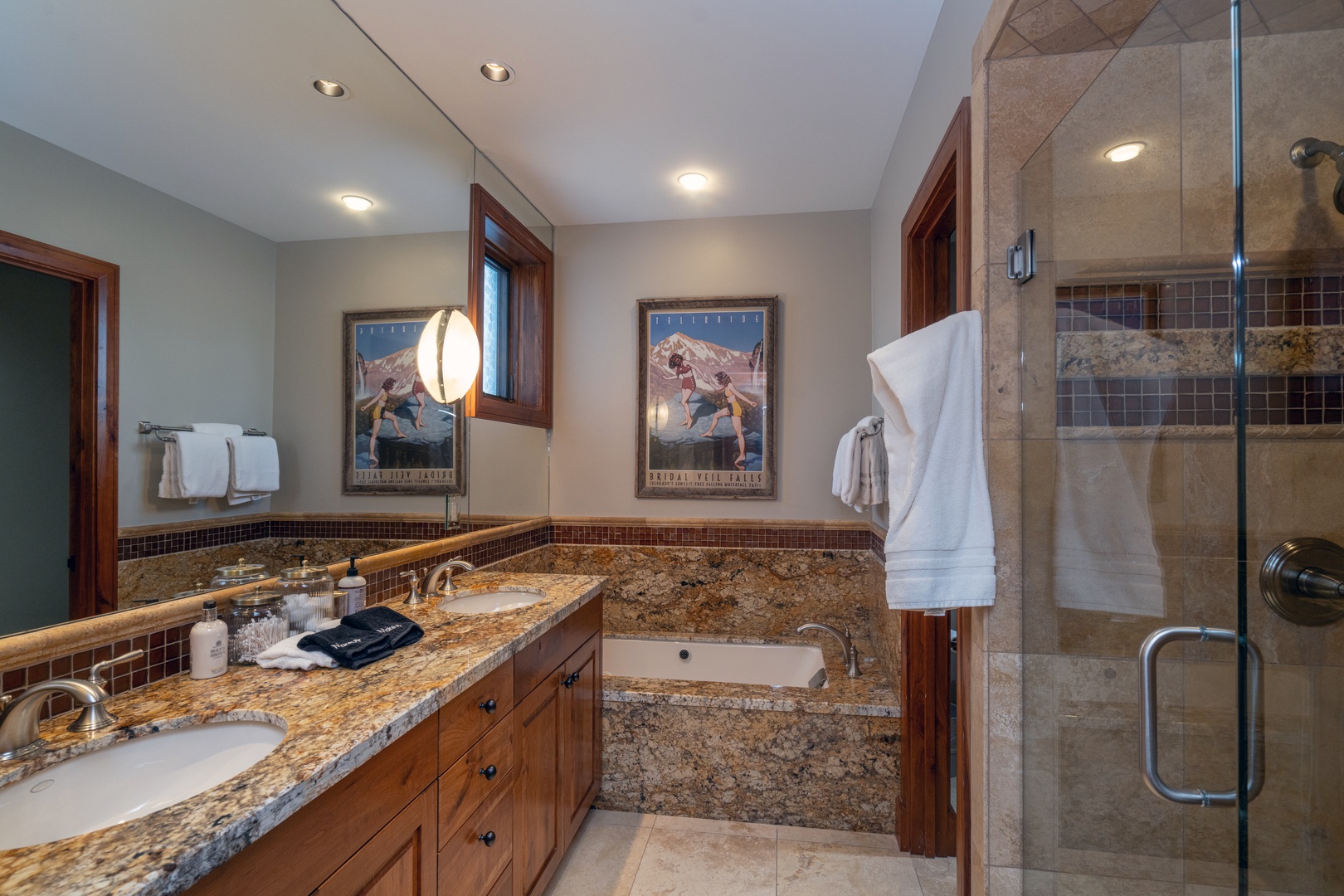 Guest Bathroom 5 - jetted tub and steam shower