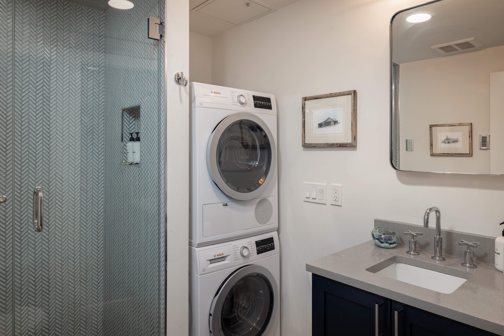 Private washer and dryer