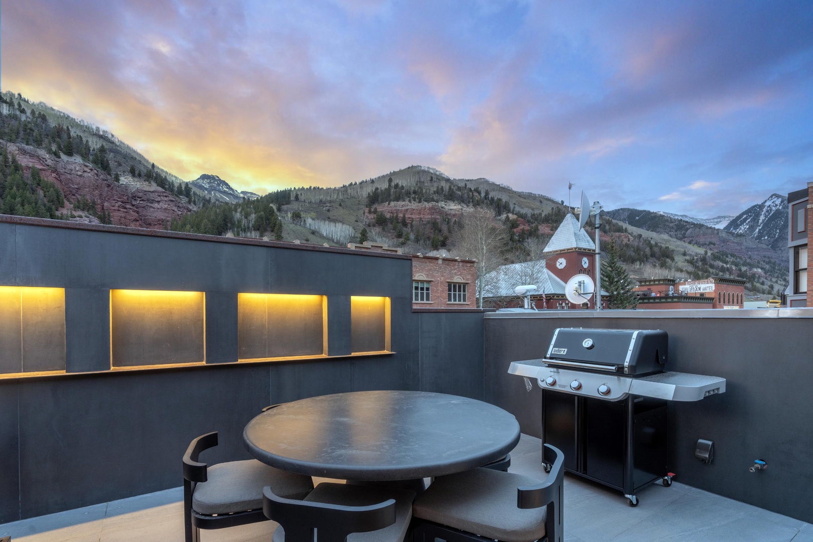 Rooftop Grill and Seating