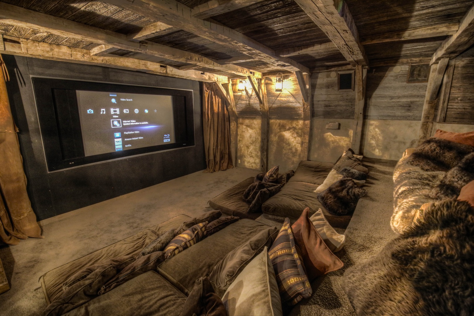 Main Lodge Theater Room - Lower Level