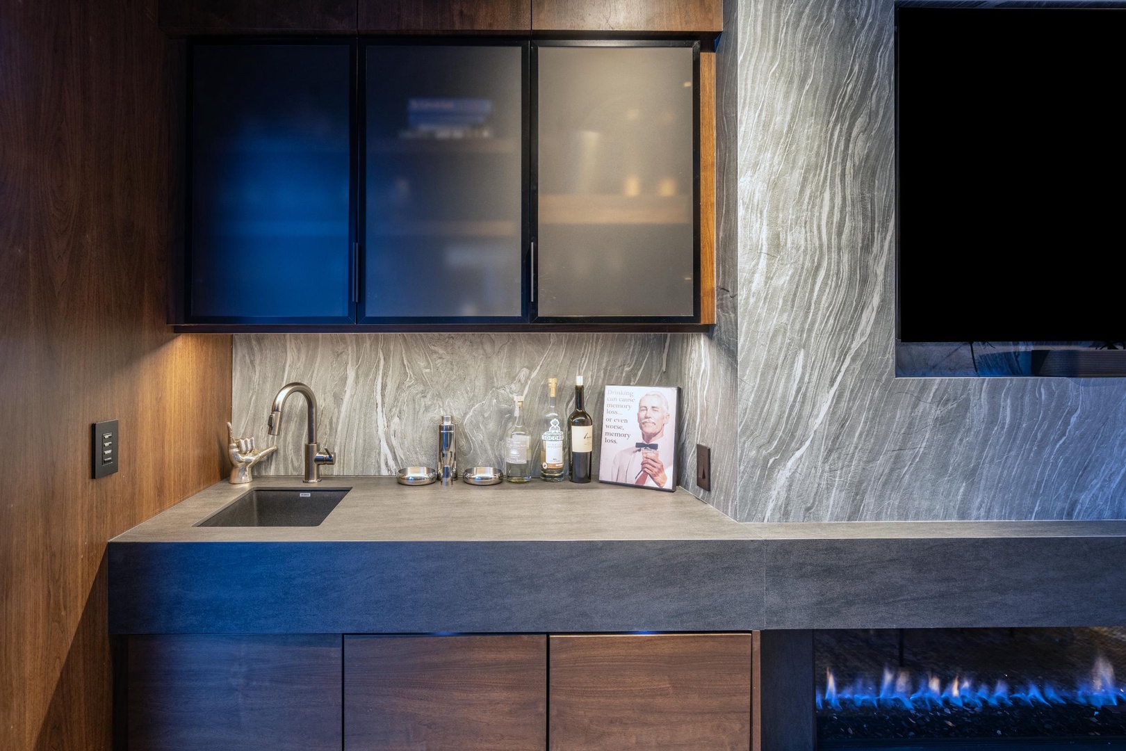 Living Room Wet Bar