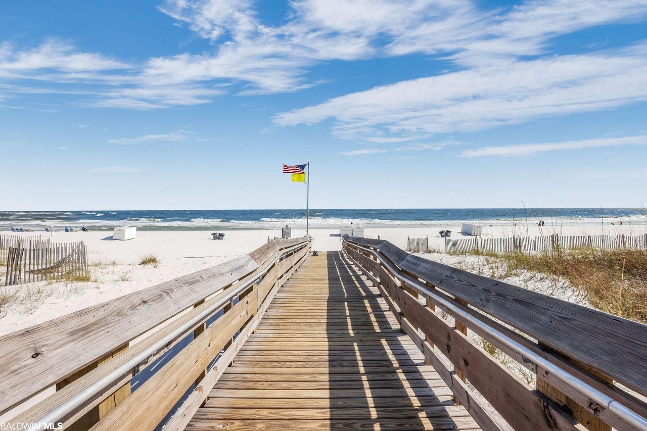 Boardwalk to beach