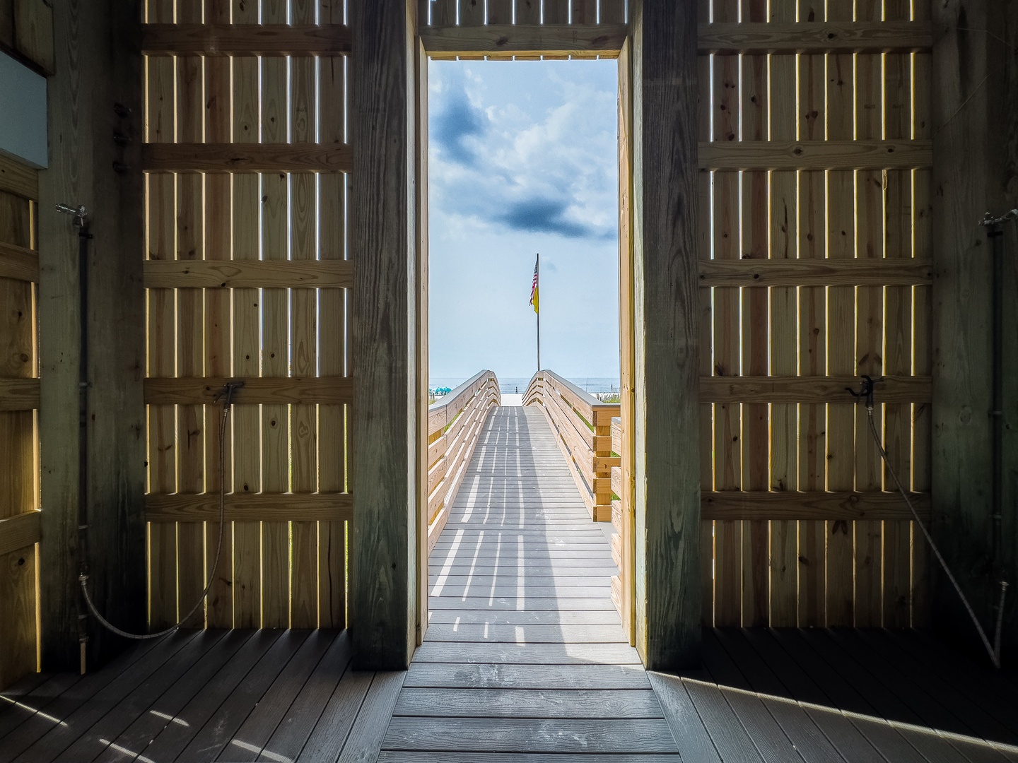 Beach Access - Wooden Walkway