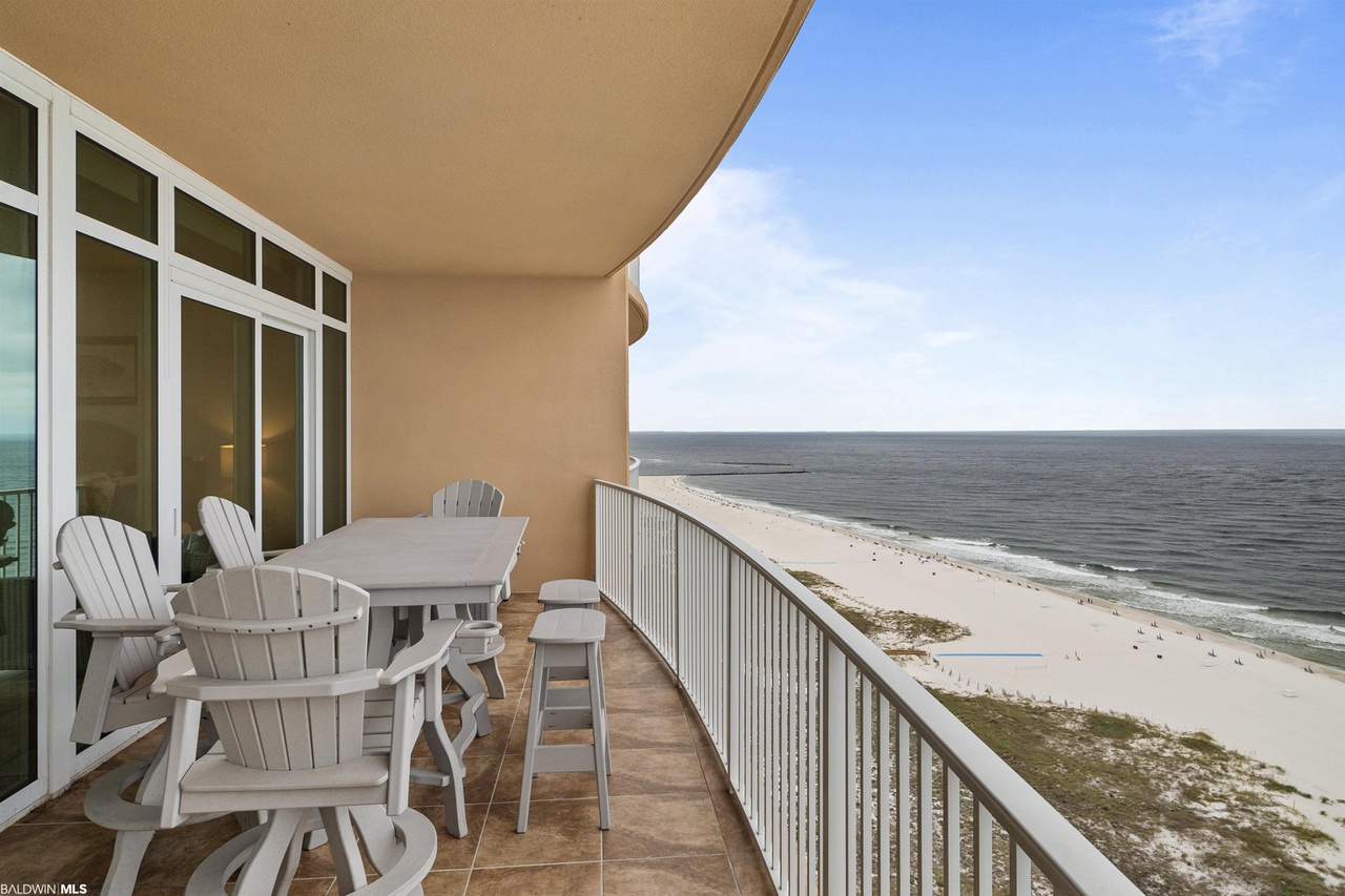 Balcony with Gulf views