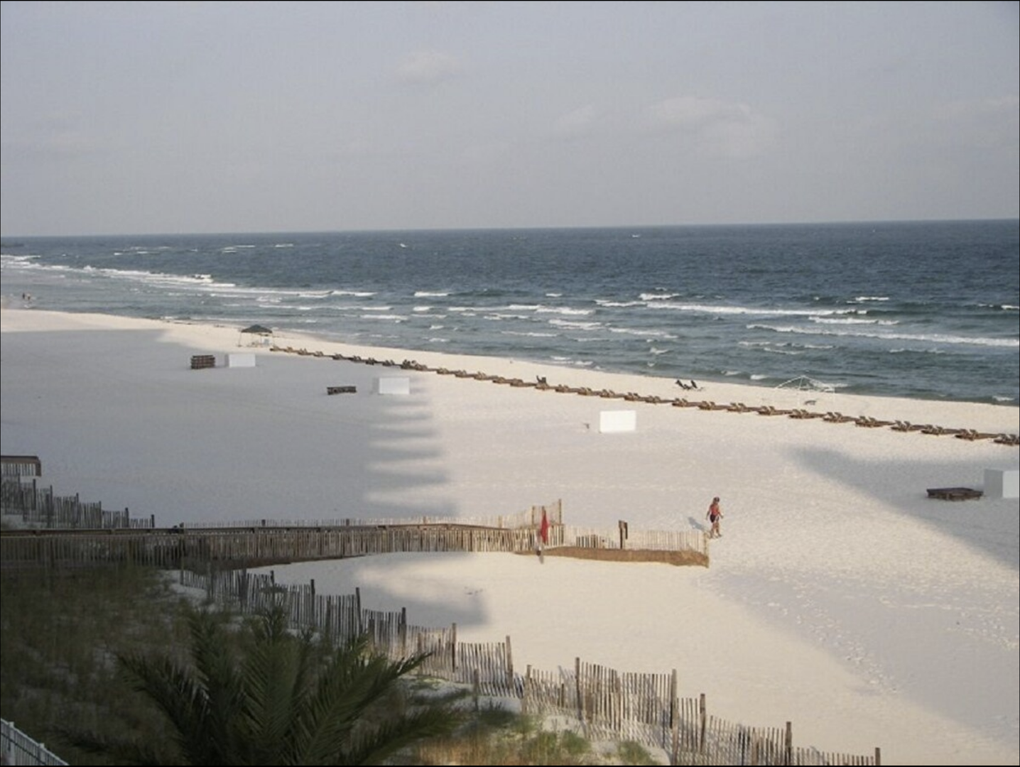 Beach View from Gulf Front Balcony