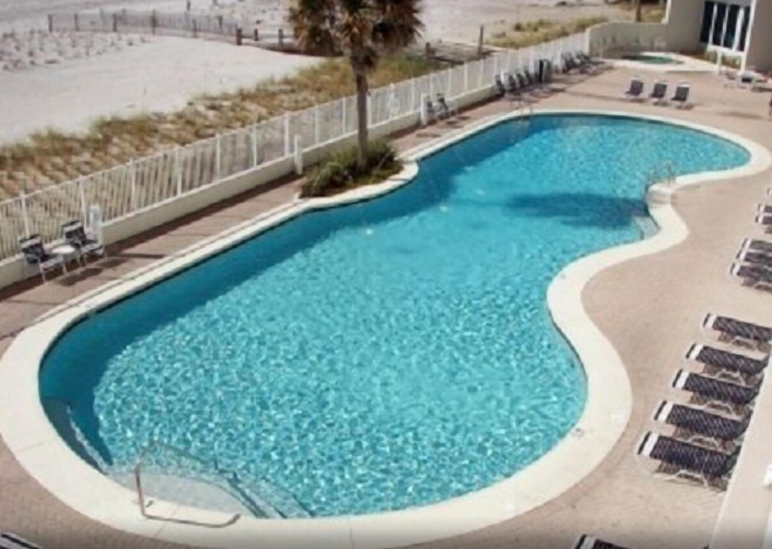 One of Two Large Outdoor Pools