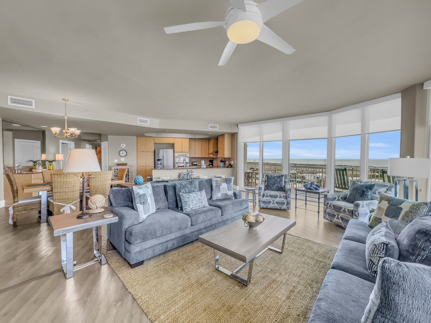 Open concept living area