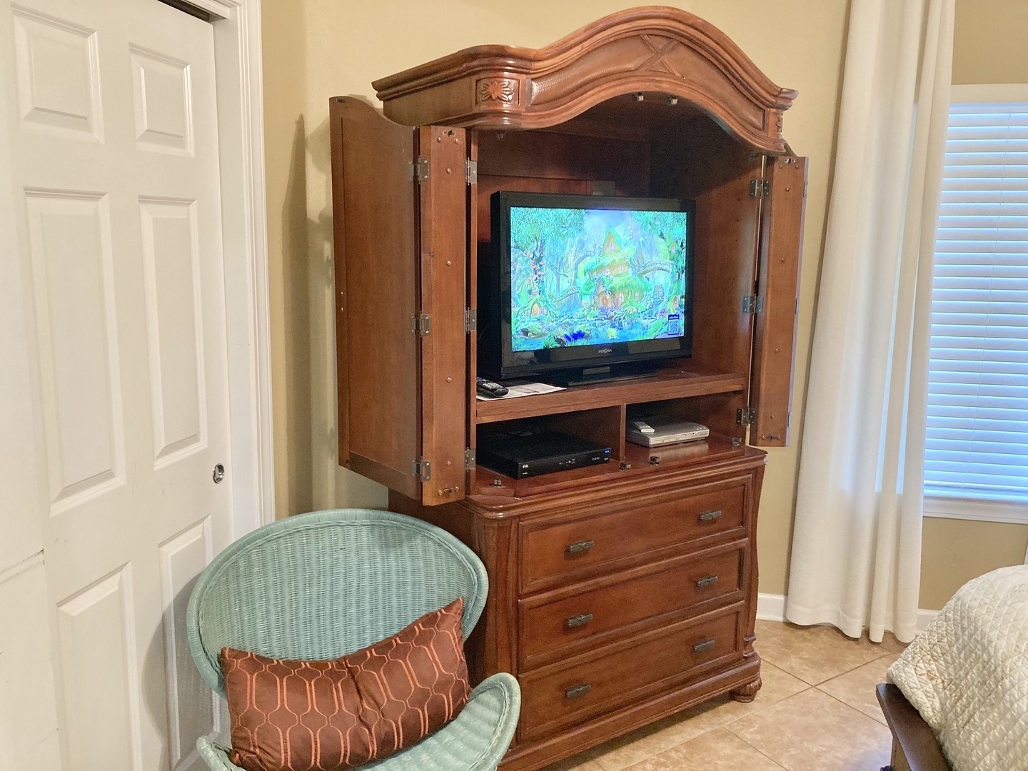 Guest bedroom tv