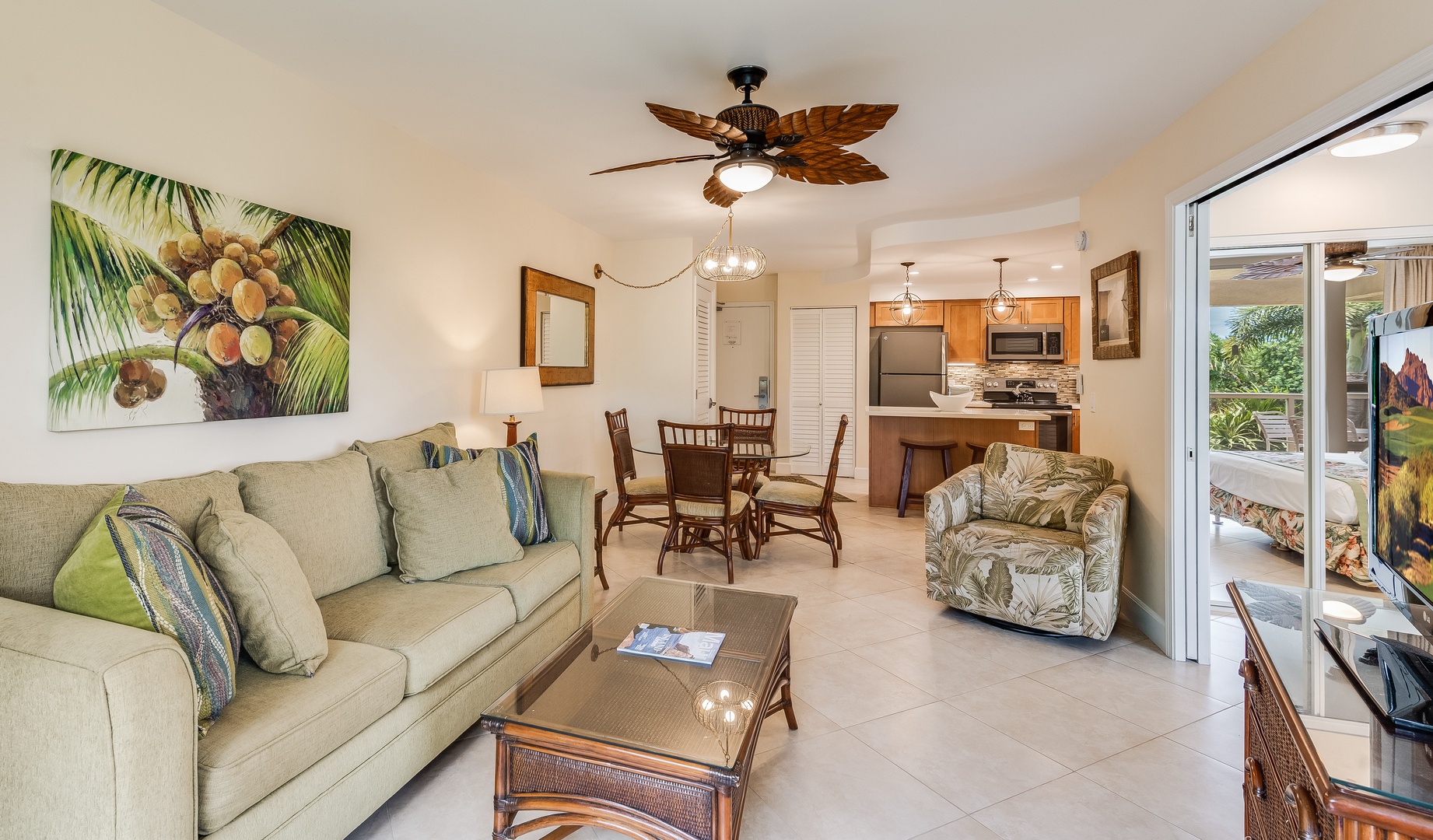 Castle at Maui Banyan T202AB - Living Room