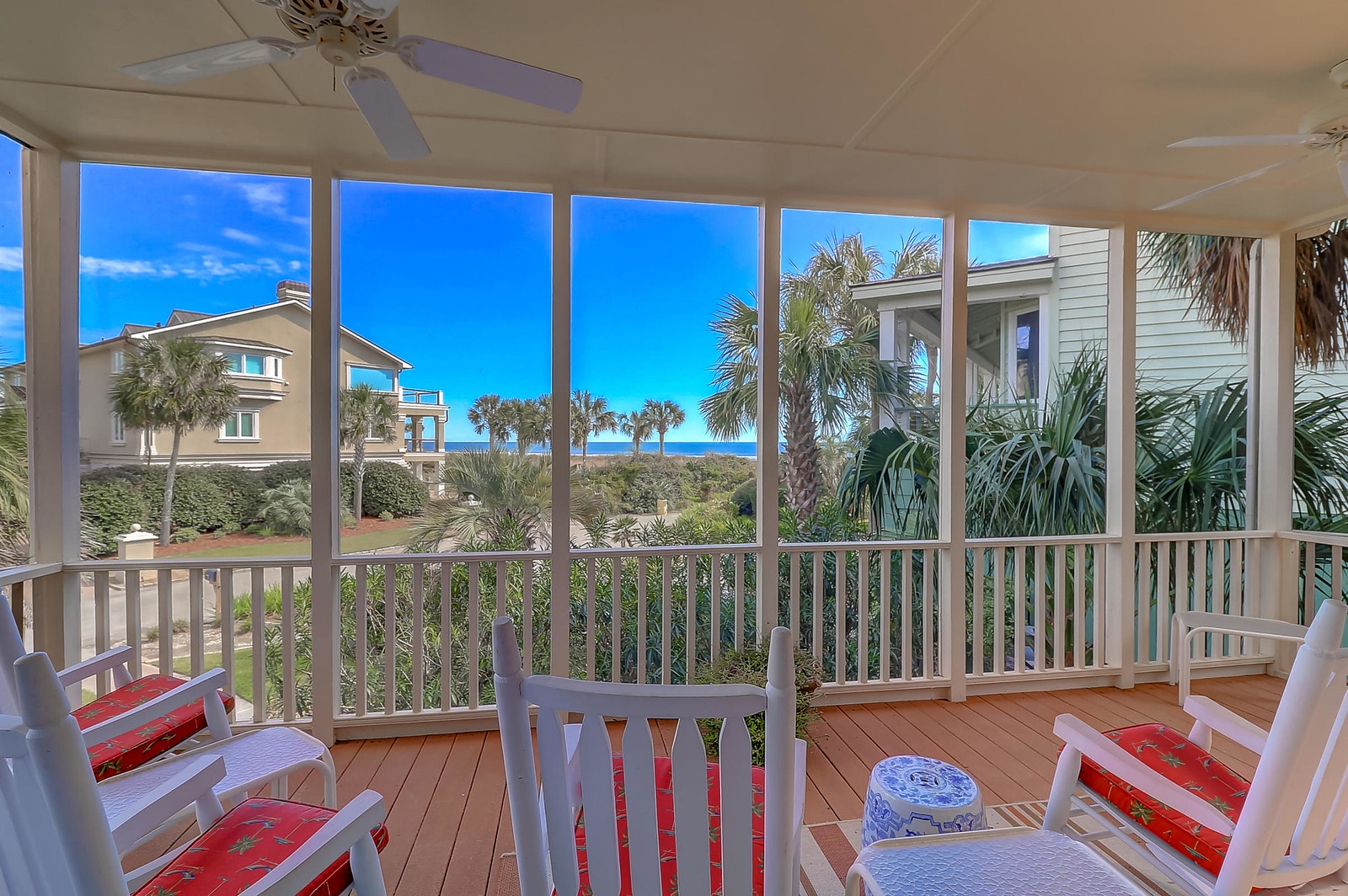 Screened Porch with Ocean View