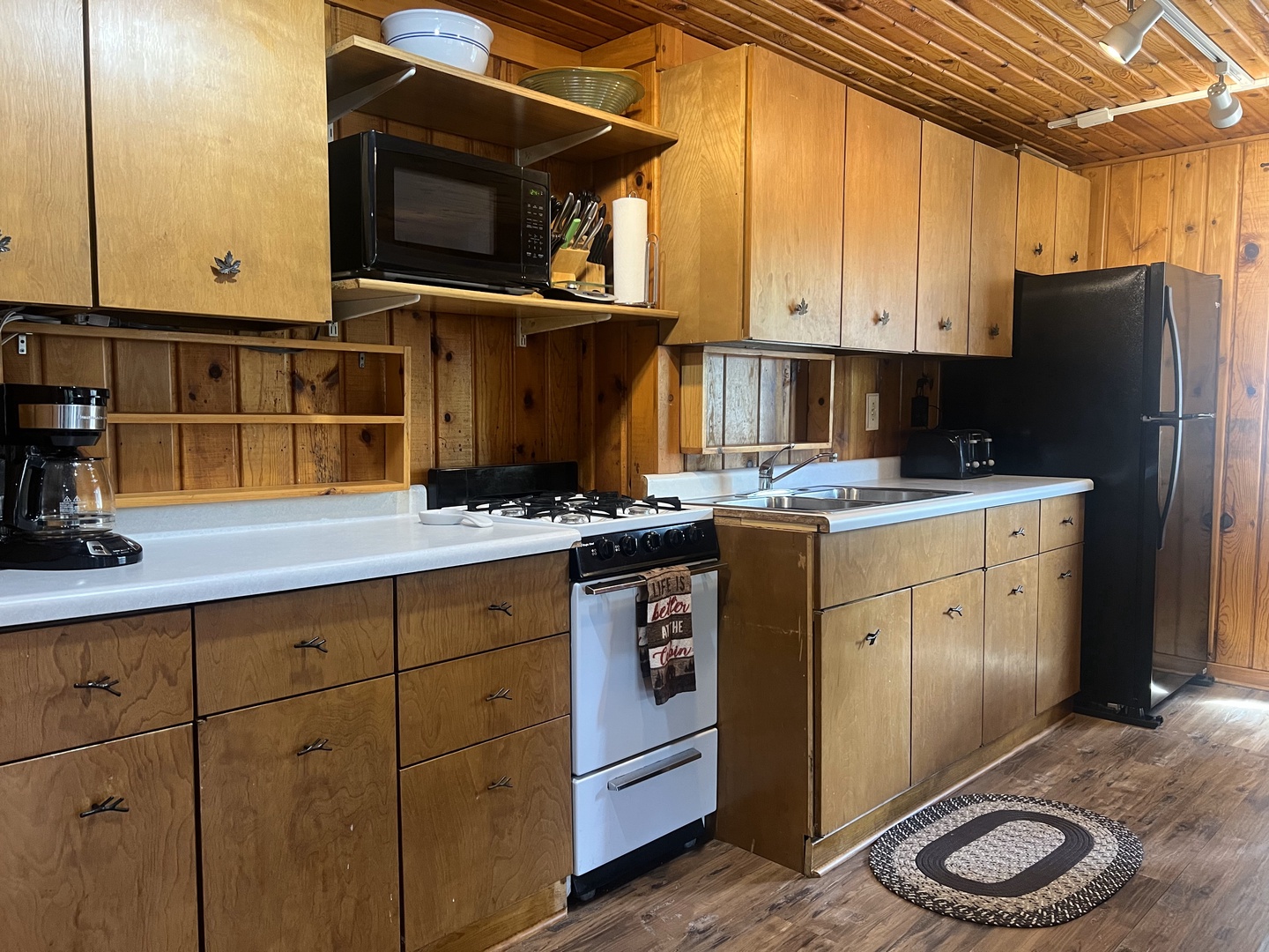 Gas Oven And Full Size Fridge