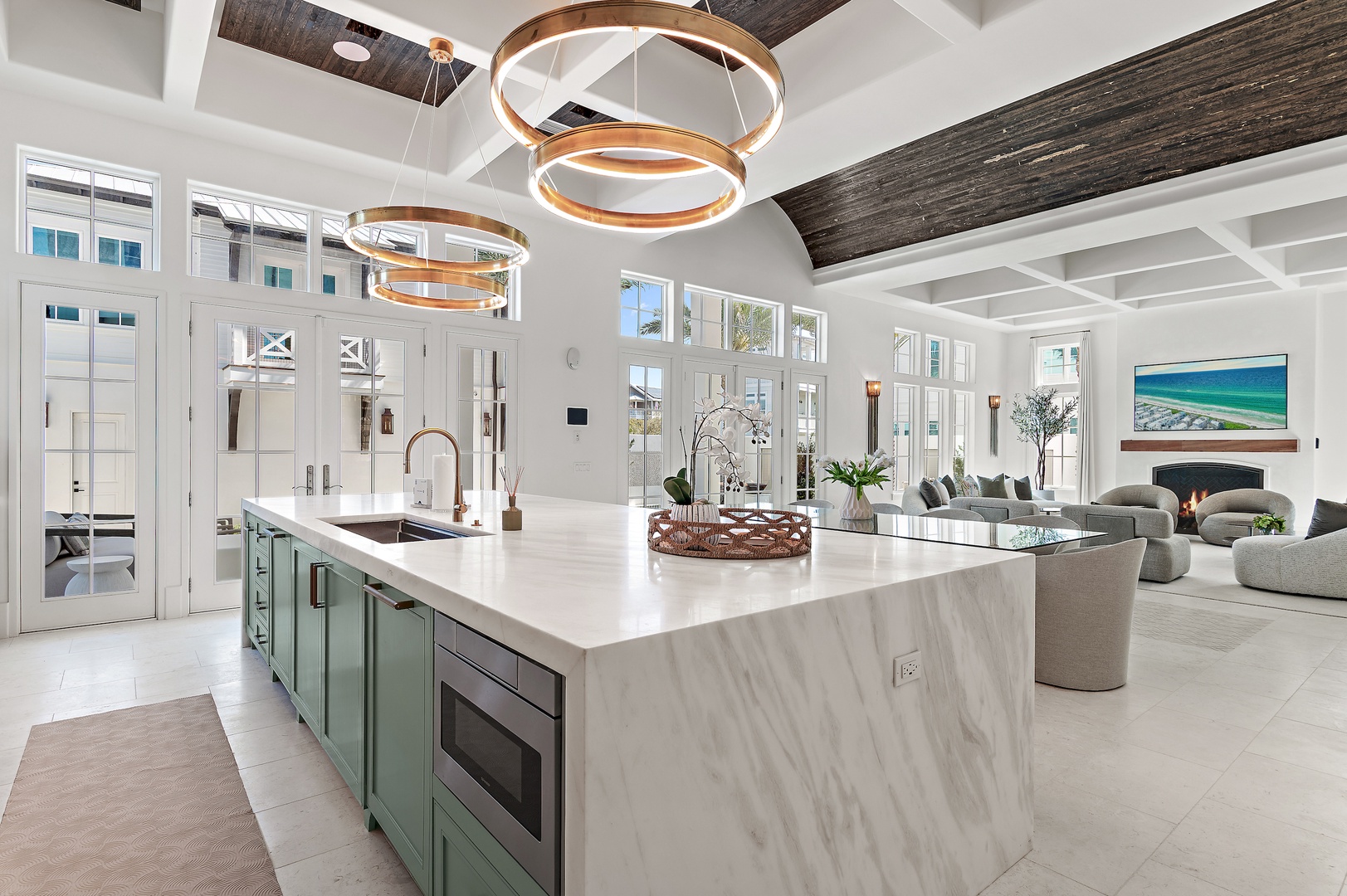 Step into your dream vacation with this stunning open-concept space. Elegant lighting, chef-worthy kitchen, and cozy living areas await your perfect coastal getaway.