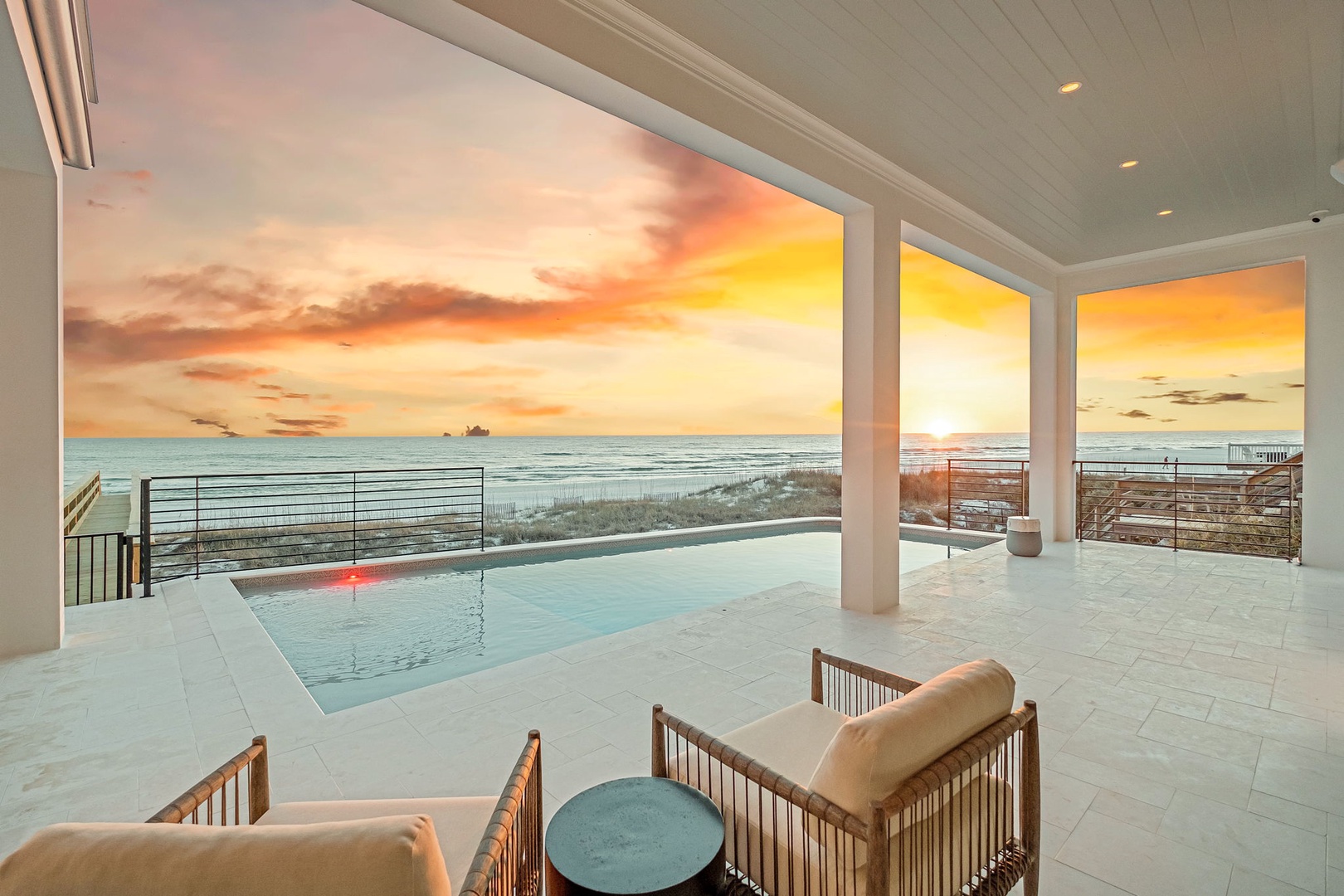 You'll wake up to breathtaking sunsets from your private pool terrace, where ocean views and luxury merge seamlessly.