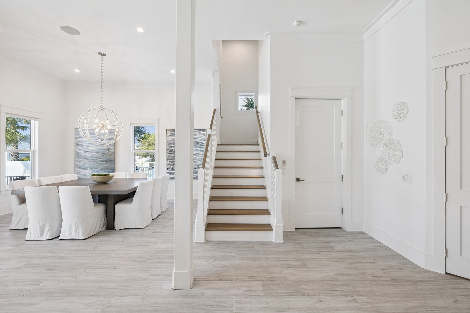 Step into your bright, open living space where elegant coastal design meets modern comfort in this beautifully appointed home.