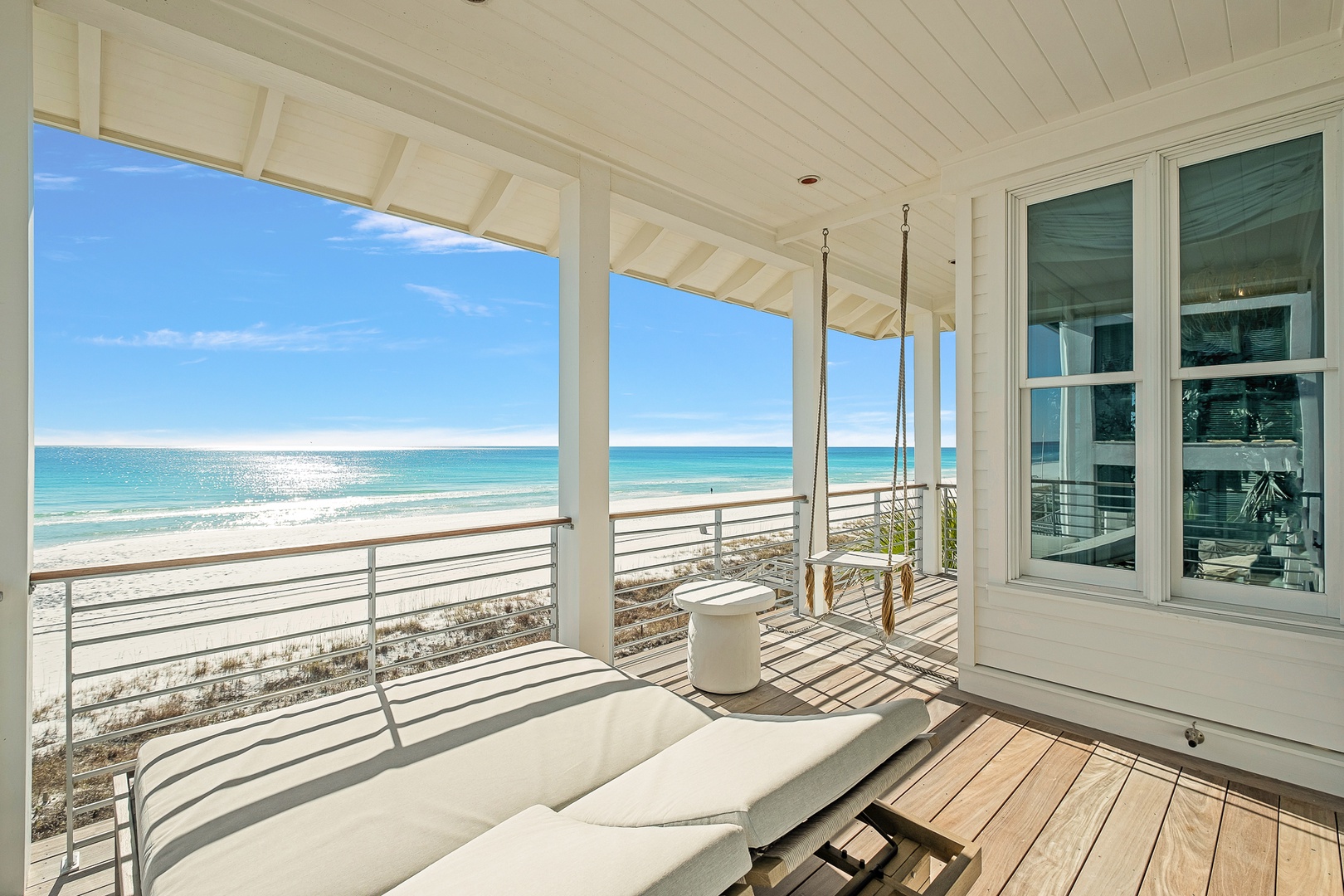 Unwind on your private beachfront patio where ocean breezes and endless views create pure bliss.