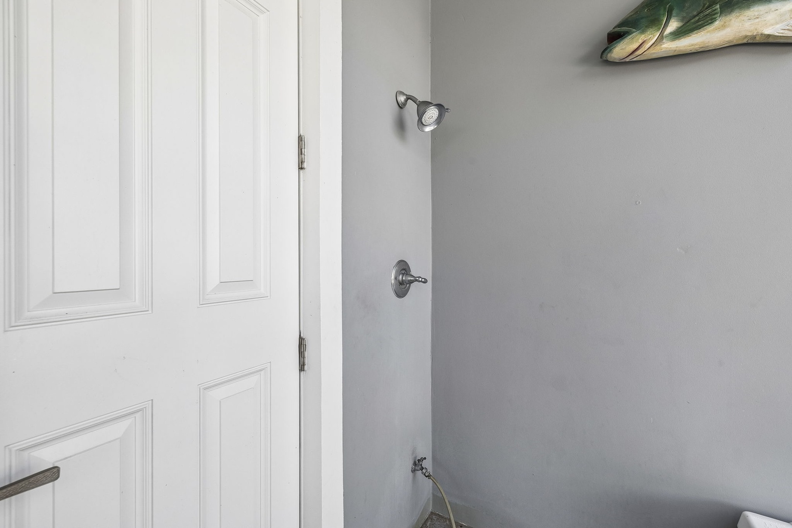 Refresh after a day of exploring with this clean, modern walk-in shower—bright tiles and sleek fixtures make your morning routine a pleasure.