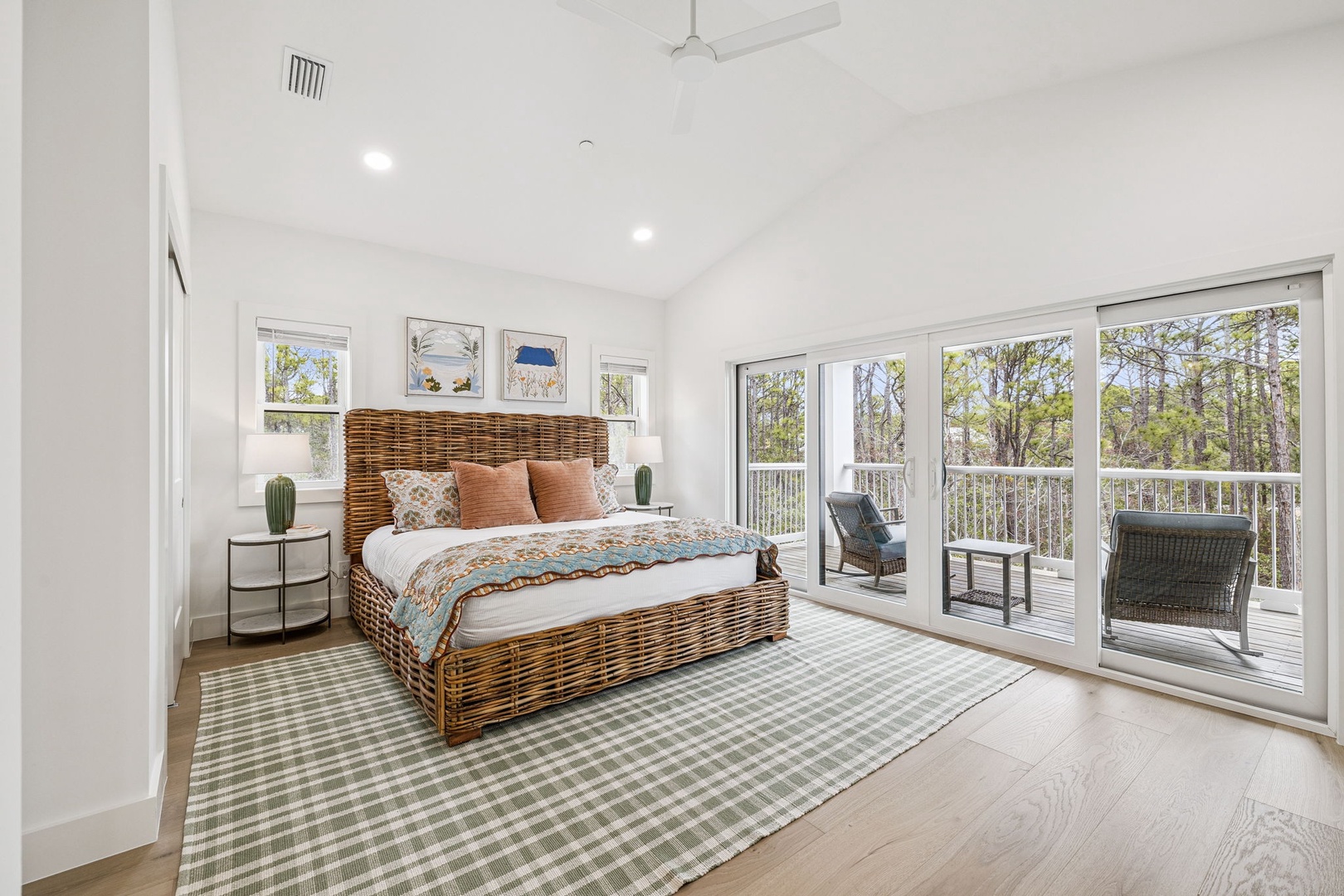 Wake up in your bright master suite with stunning forest views from your private deck—pure serenity awaits.