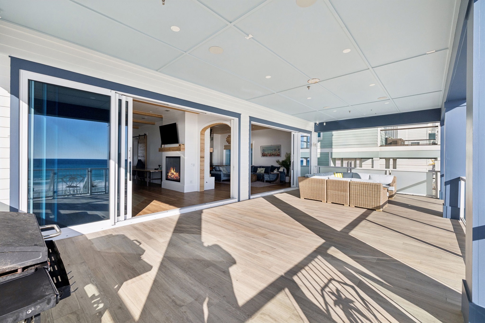 Step onto your private oceanfront terrace where morning coffee meets endless sea views and coastal breezes invite you to unwind.