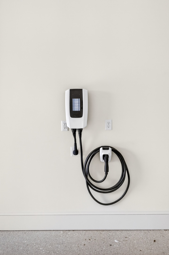 Convenient electric vehicle charging station ready for your eco-friendly travels.