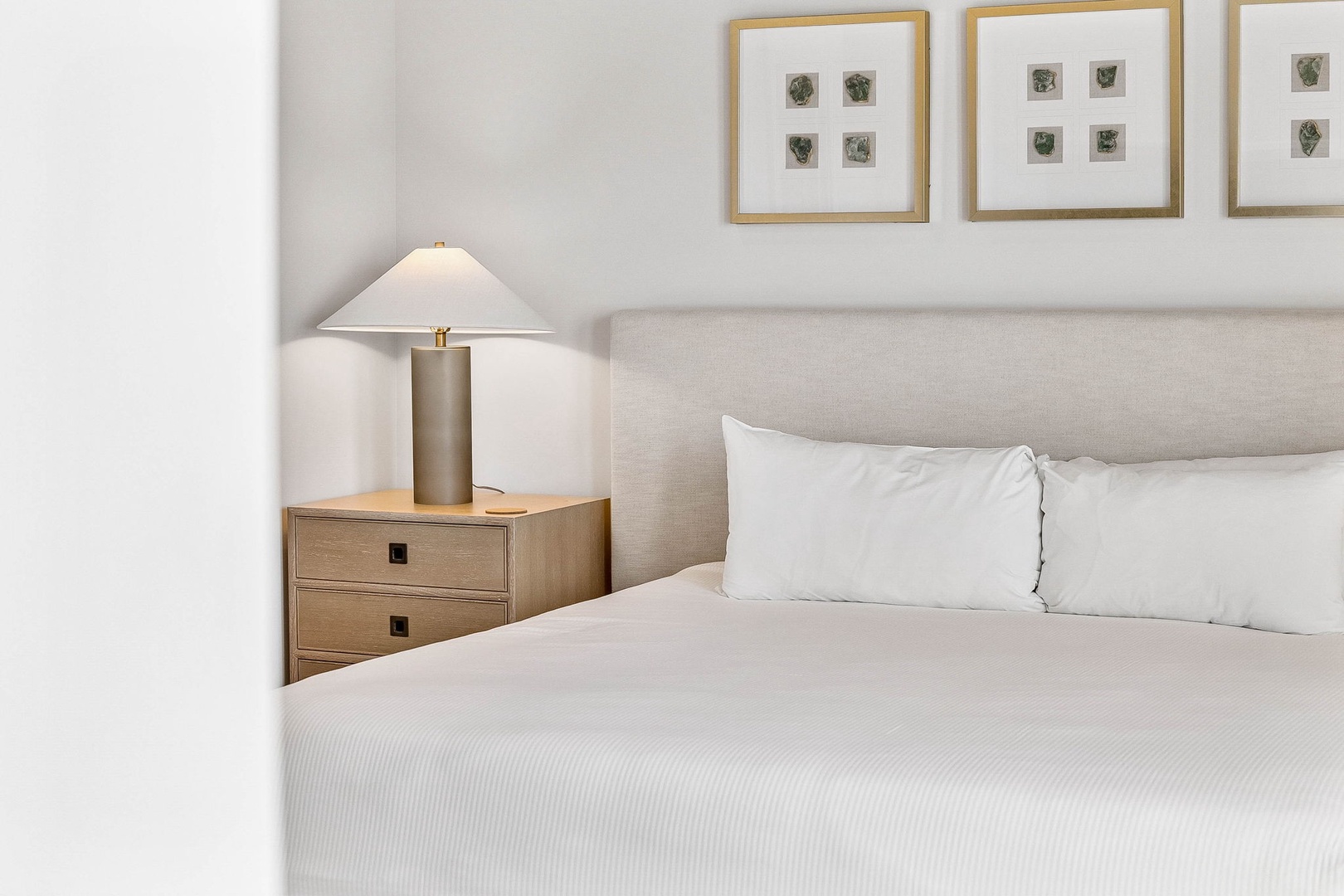 Sink into crisp linens and plush pillows after a day of exploring, with soft lighting and serene décor designed for your restful retreat.