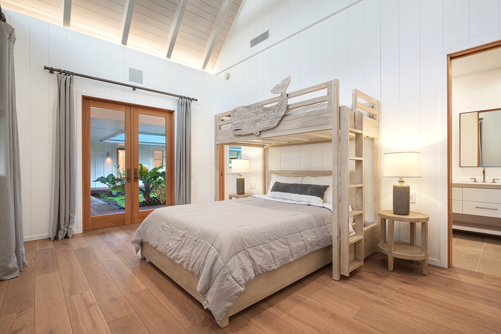 Koloa Vacation Rentals, Kaulu Hale at Kukuiula - The fourth guest suite is perfect for starting family members featuring twin over queen beds.