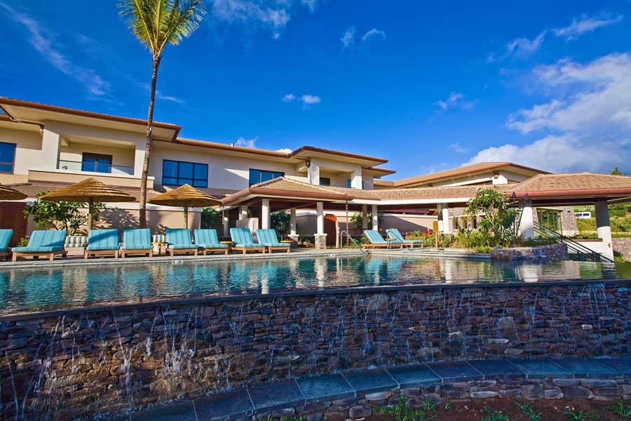 Kapalua Vacation Rentals, Ocean Dreams Premier Ocean Grand Residence 2203 at Montage Kapalua Bay* - Spa Montage Co-Ed Heated Swimming Pool and Jacuzzi Patio - Complimentary access included with your reservation