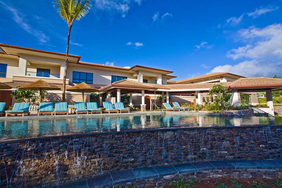 Kapalua Vacation Rentals, Ocean Dreams Villa 2203 at Montage Kapalua Bay* - Spa Montage Co-Ed Heated Swimming Pool and Jacuzzi Patio - Complimentary access included with your reservation