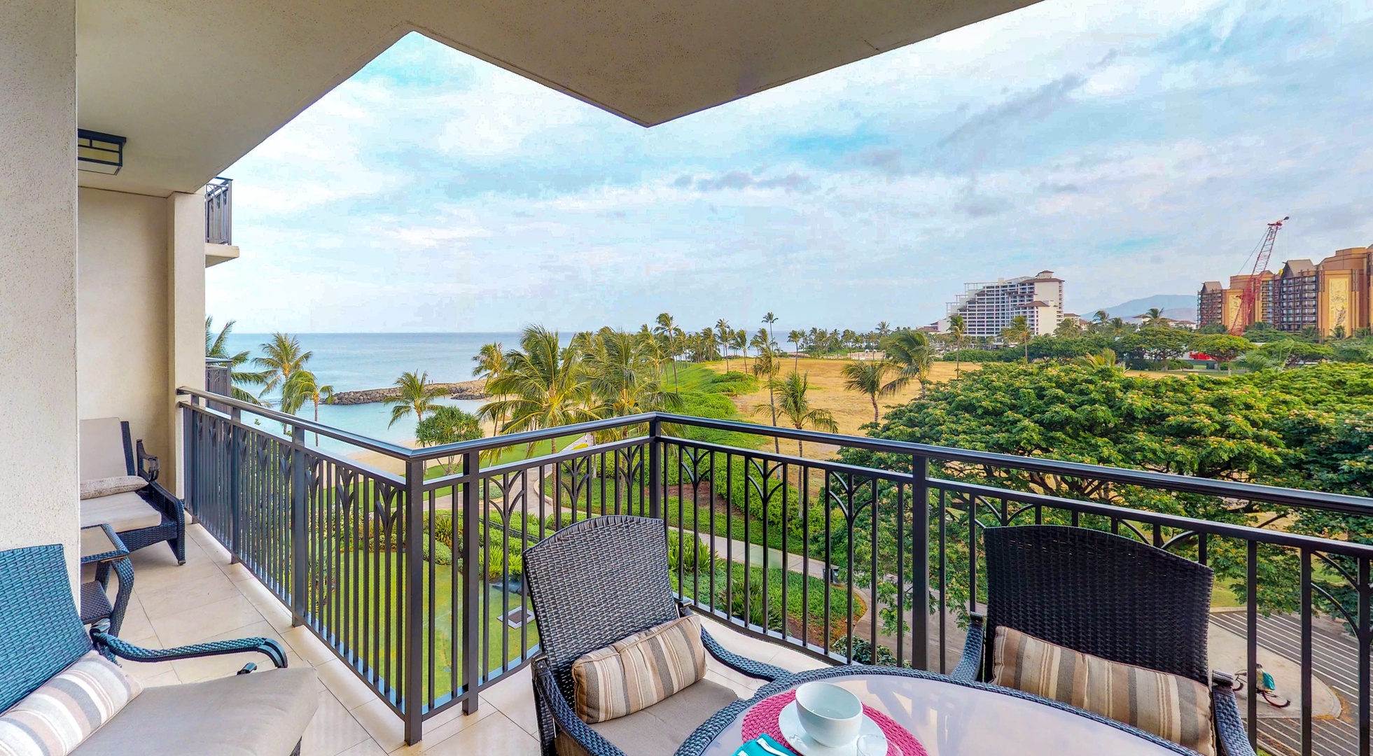 Kapolei Vacation Rentals, Ko Olina Beach Villas B506 - Another picturesque day on the lanai.