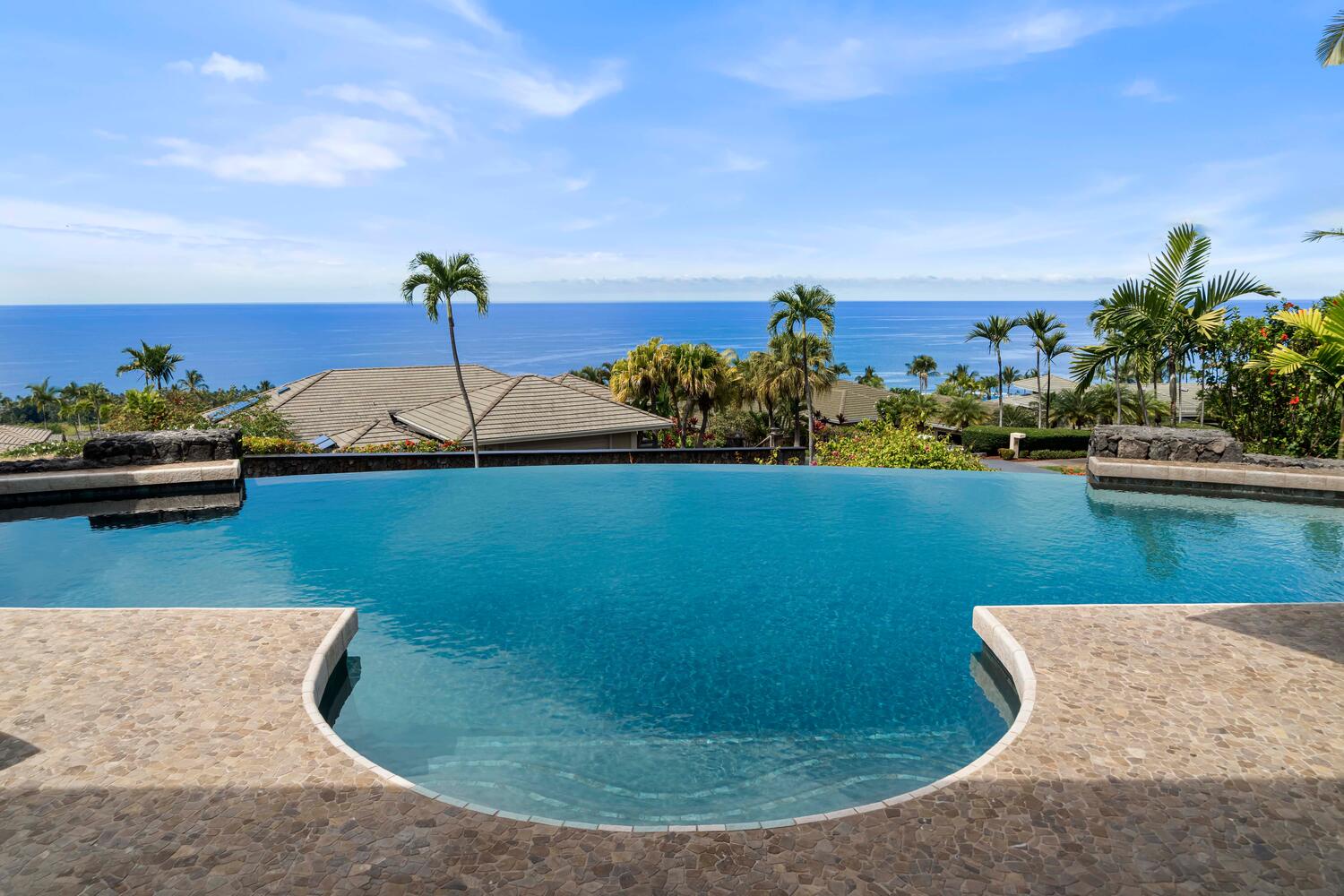 Kailua Kona Vacation Rentals, Island Oasis - Breathtaking view from the pool and Lanai