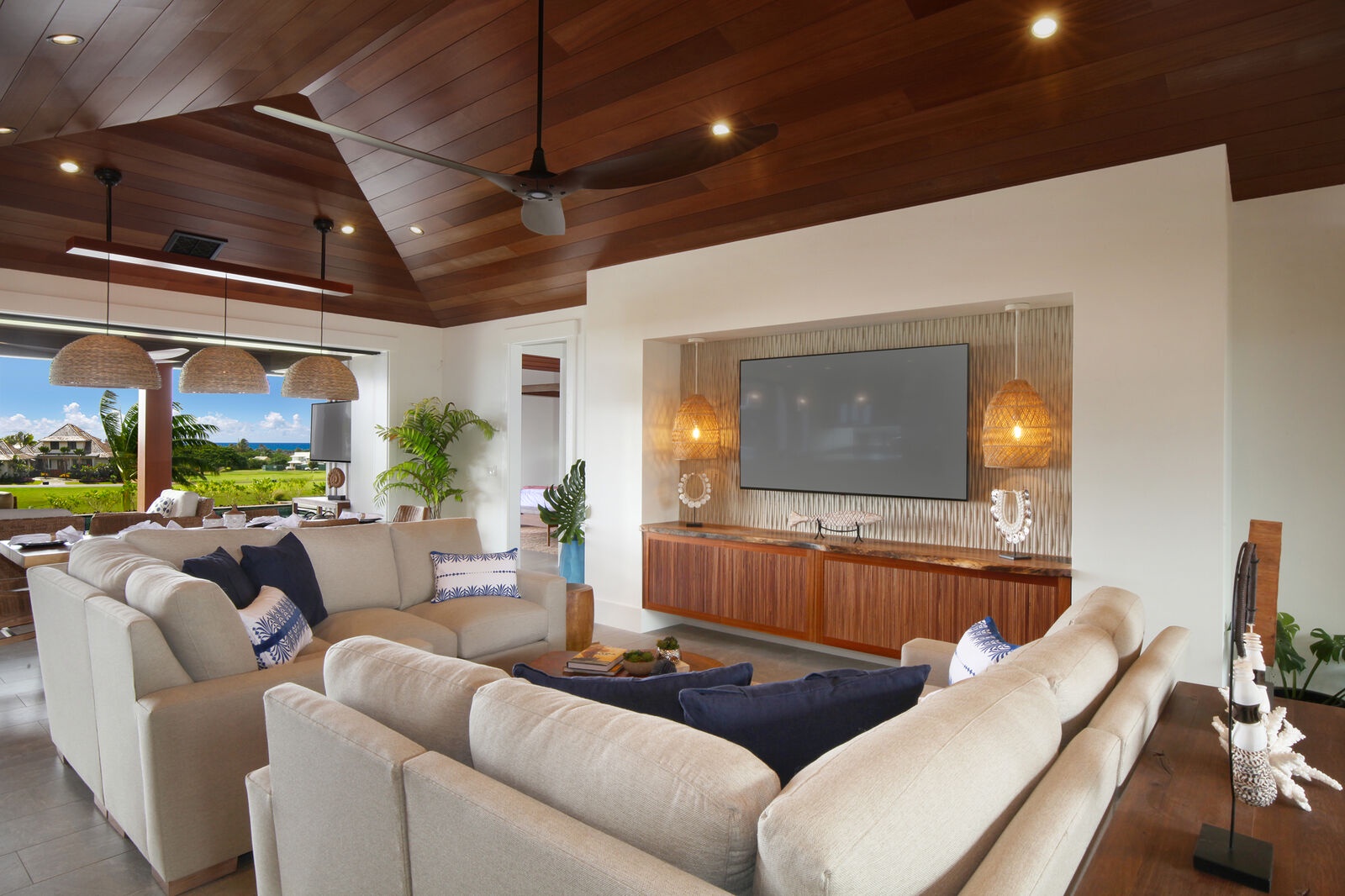 Koloa Vacation Rentals, Hale Kainani #6 E Komo Mai - The home is brand-new, finished and furnished in comfortable elegance with natural tones for a peaceful escape to paradise.