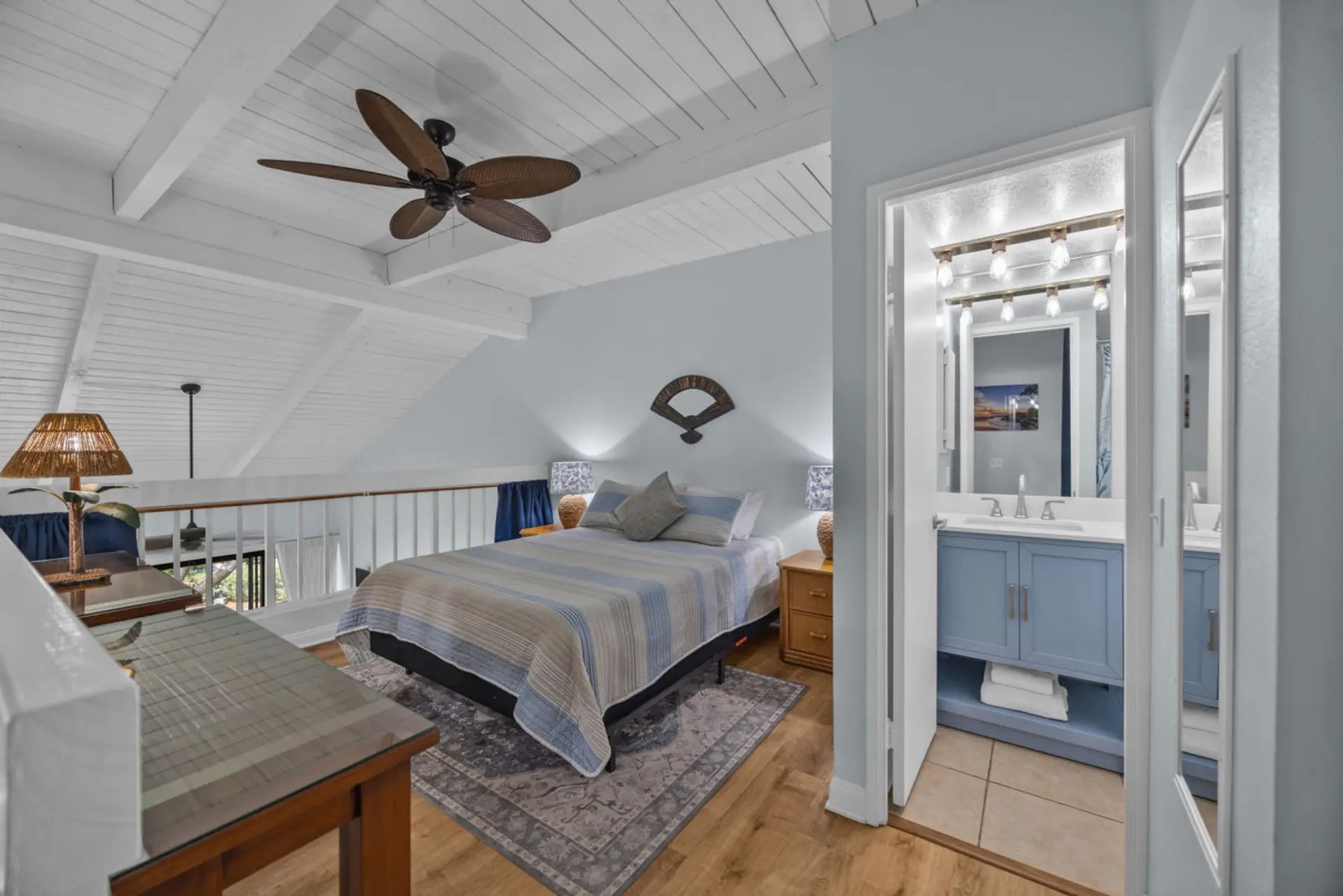 Kihei Vacation Rentals, Maui Vista 2420 - Sleep in the loft with an ensuite bath close by.