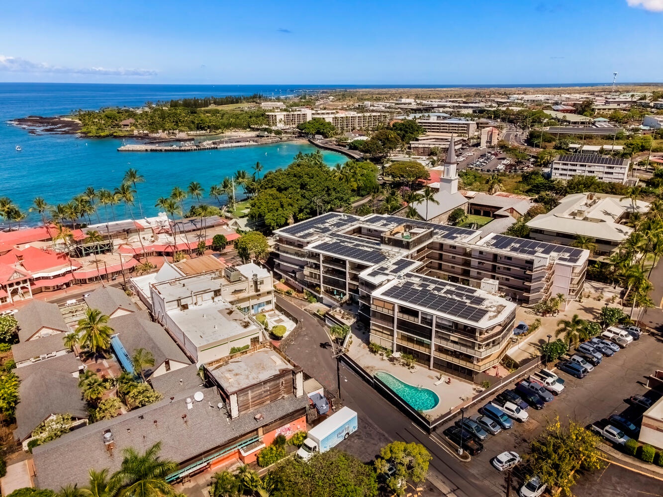 Kailua Kona Vacation Rentals, Kona Plaza 201 - Convenient location in the heart of downtown Kona!~