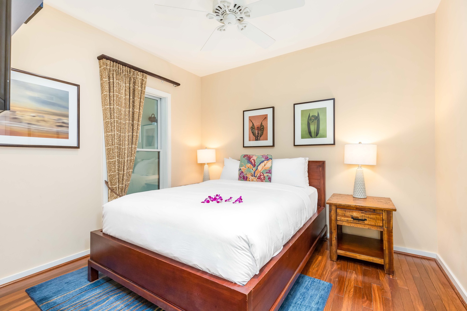 Kahuku Vacation Rentals, Turtle Bay Villas 308 - Guest bedroom 1