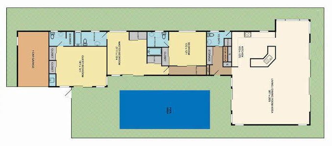 Honolulu Vacation Rentals, Hale Makai at Diamond Head - Hale Makai at Diamond Head - Floor Plan