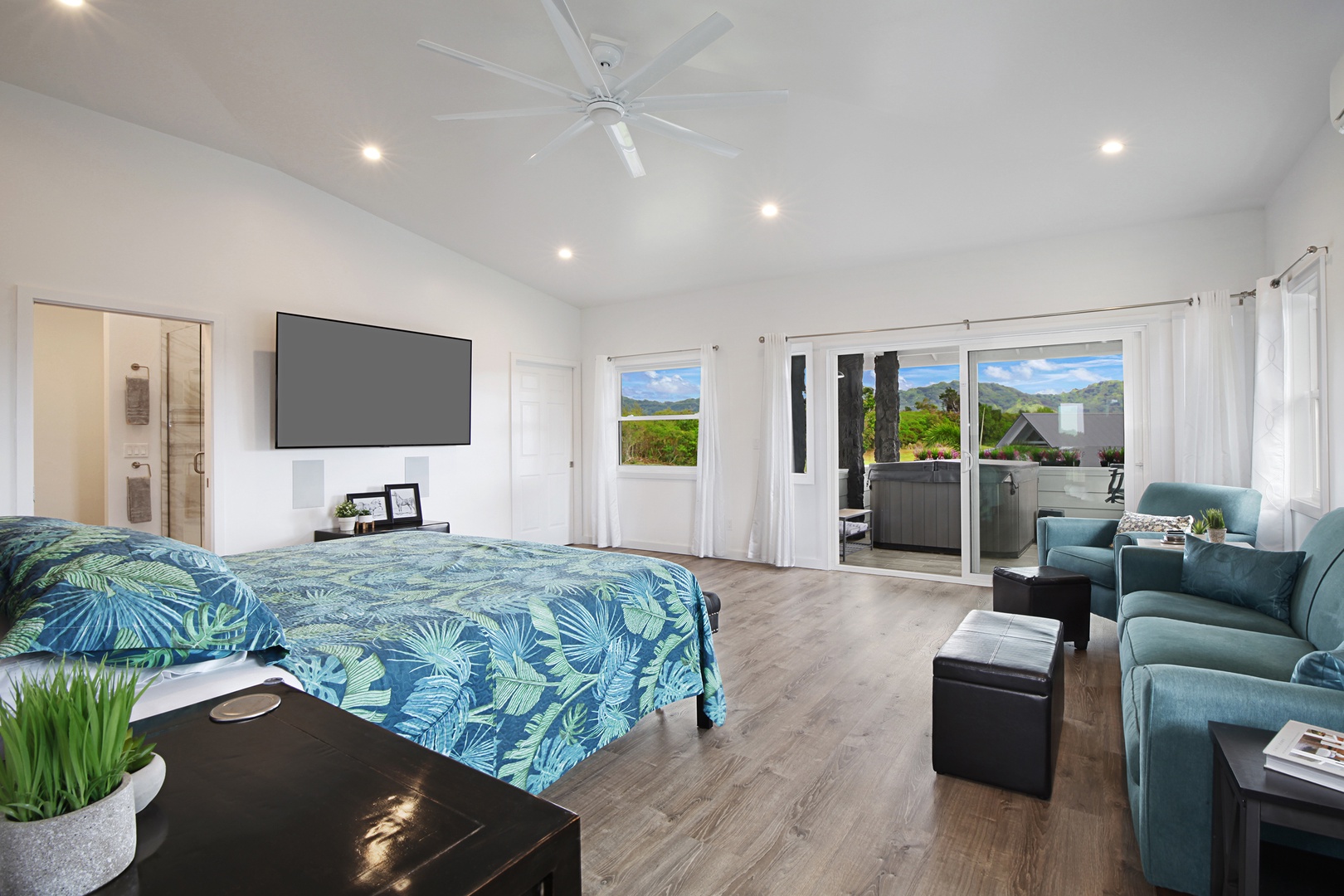 Koloa Vacation Rentals, Haupu Hale at Poipu - Primary bedroom